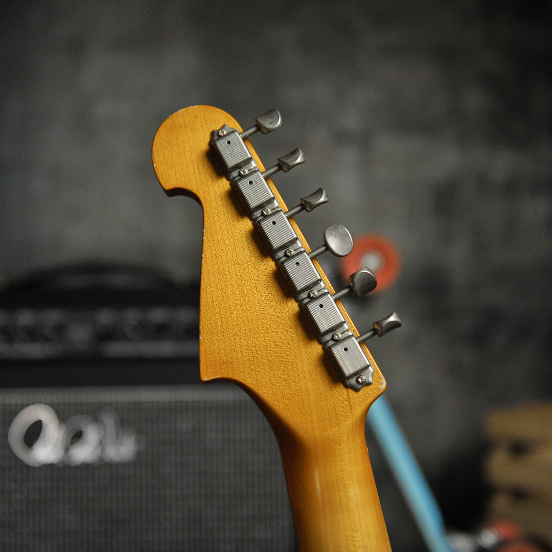 Iconic Solana Medium Aged Blu Pozzi Metallic HSS Electric Guitar #1154