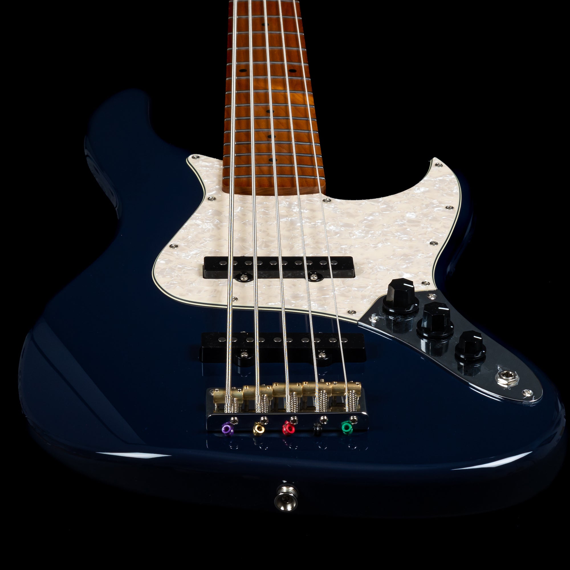 Jet JJB-305-DBL HH, Roasted Maple, Dark Blue Electric J-Bass 5 String