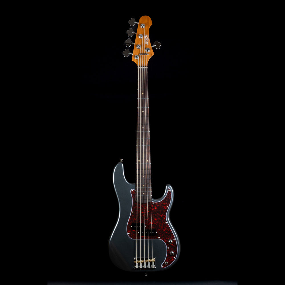 Jet JPB-305-CRC-R HH, Roasted Maple, Charcoal Electric P-Bass 5 String
