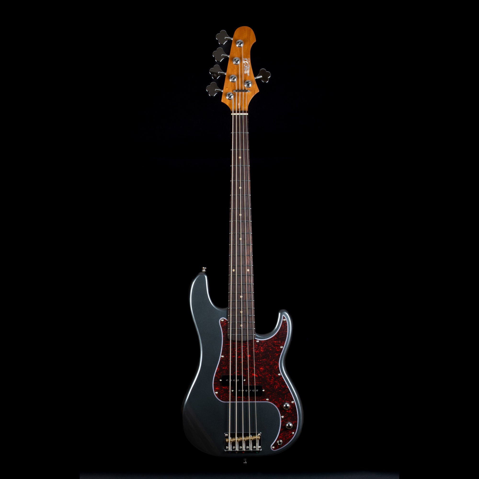 Jet JPB-305-CRC-R HH, Roasted Maple, Charcoal Electric P-Bass 5 String