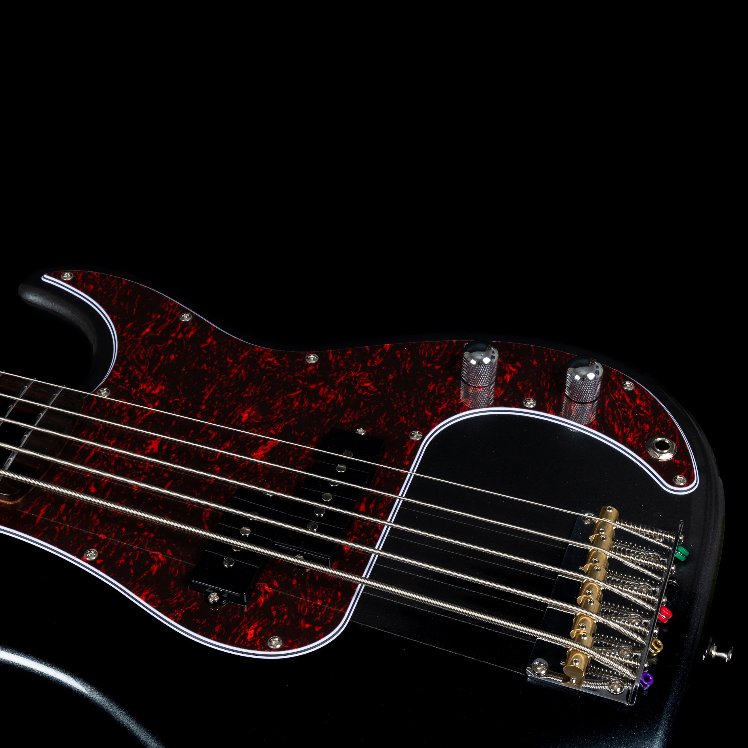 Jet JPB-305-CRC-R HH, Roasted Maple, Charcoal Electric P-Bass 5 String