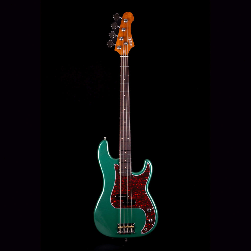 Jet JPB-300-SG-R HH, Roasted Maple, Rosewood Board, Green P-Bass