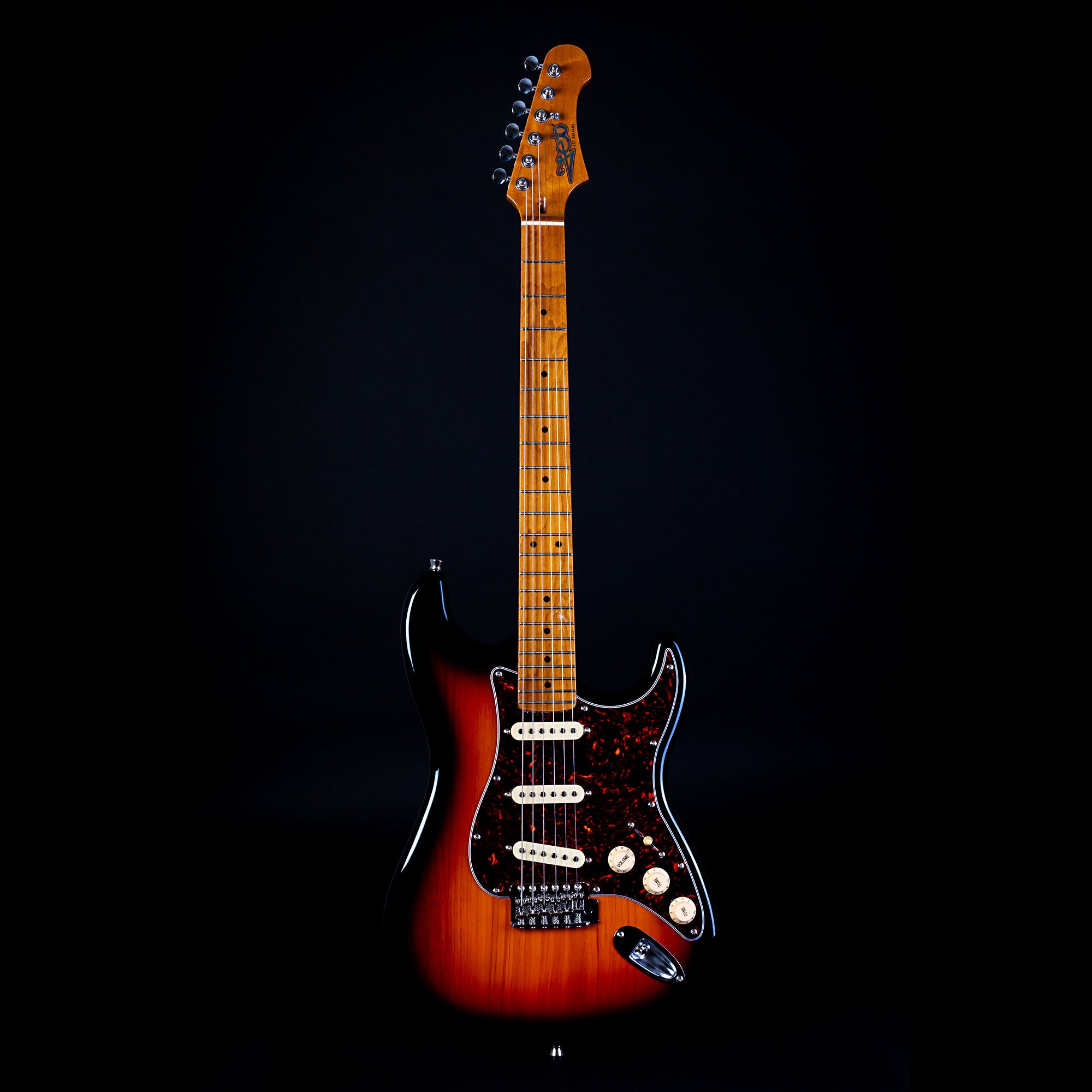Jet JS-300-SB SSS, Roasted Maple, Sunburst Electric Guitar