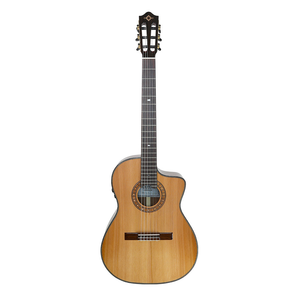 Katoh MP-14MH Crossover Electric/Acoustic Nylon String Guitar w/bag
