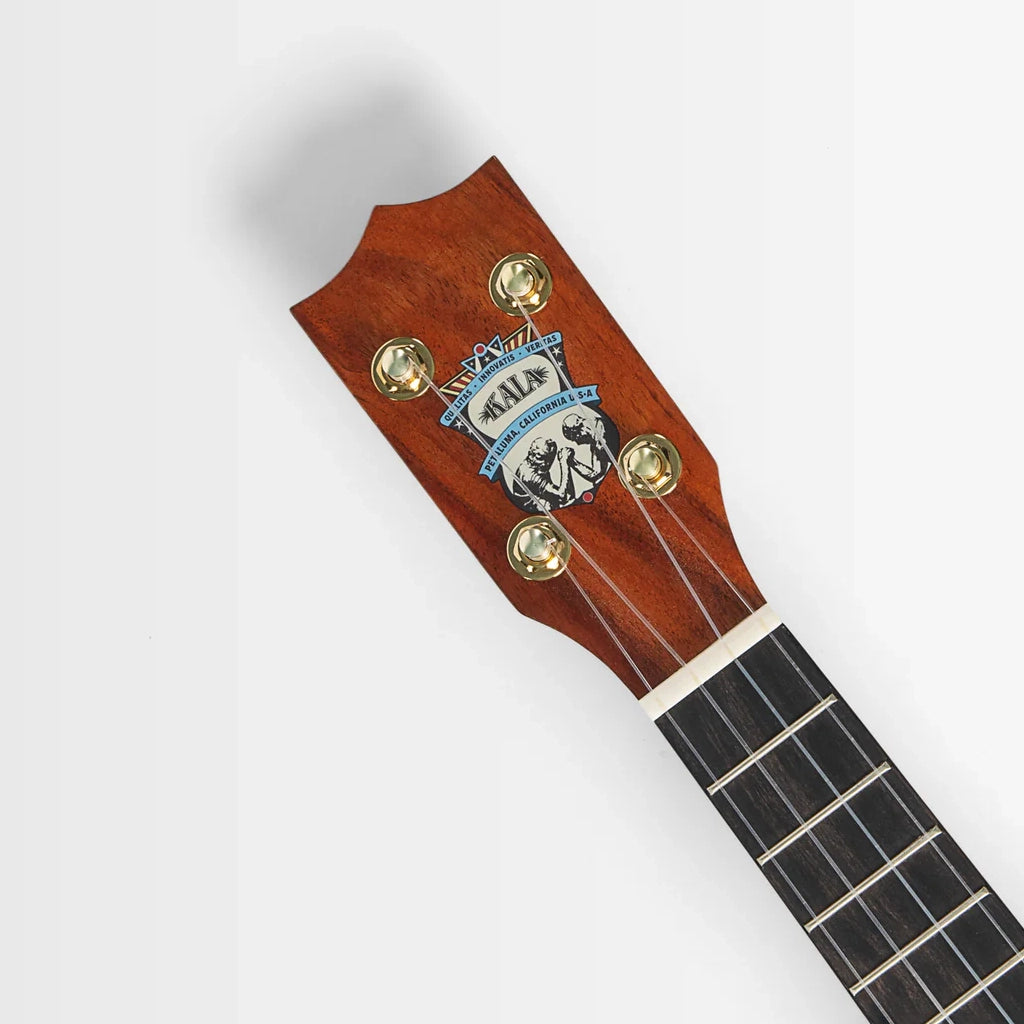 Pan Pacific Deluxe Solid Koa Top Mahogany Figure 8 Soprano Ukulele w/Soft Case