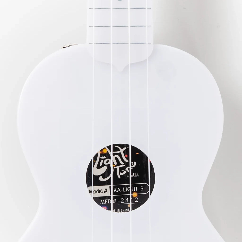 Kala Light Tone Color-Changing Soprano Ukulele w/Bag