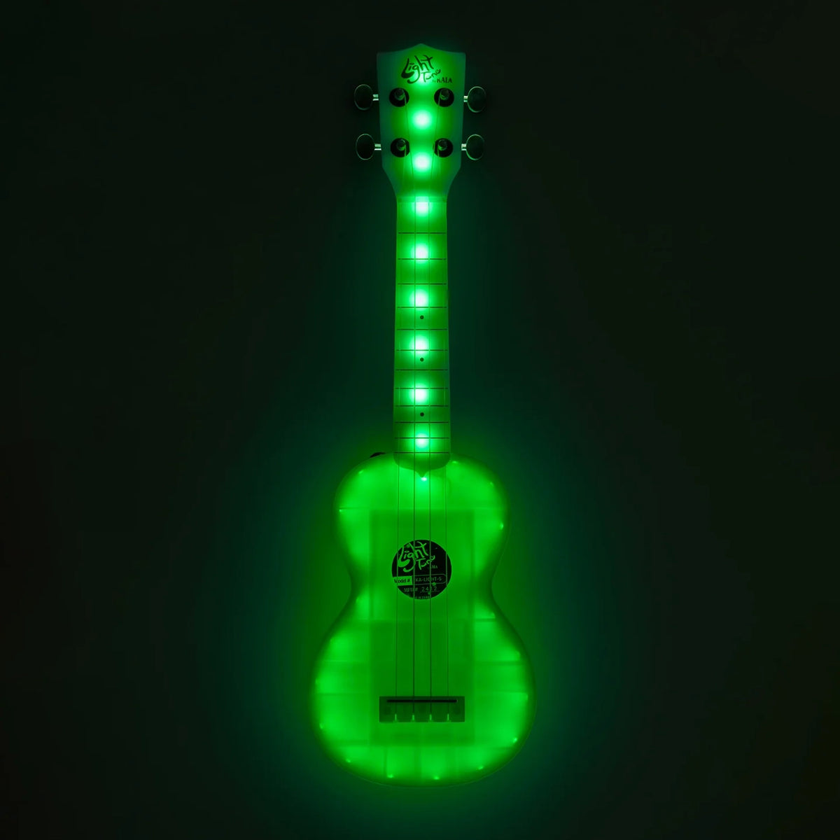 Kala Light Tone Color-Changing Soprano Ukulele w/Bag