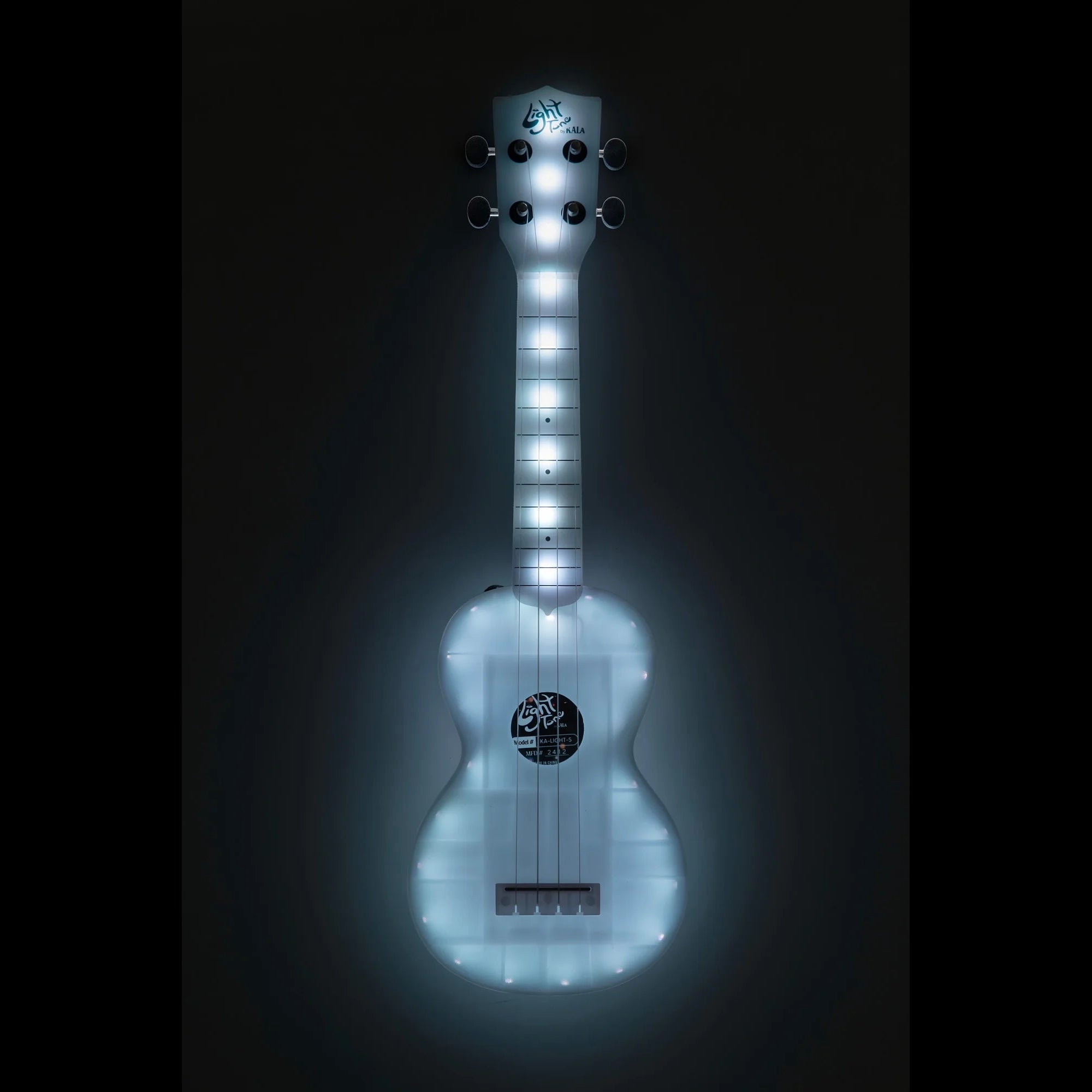 Kala Light Tone Color-Changing Soprano Ukulele w/Bag
