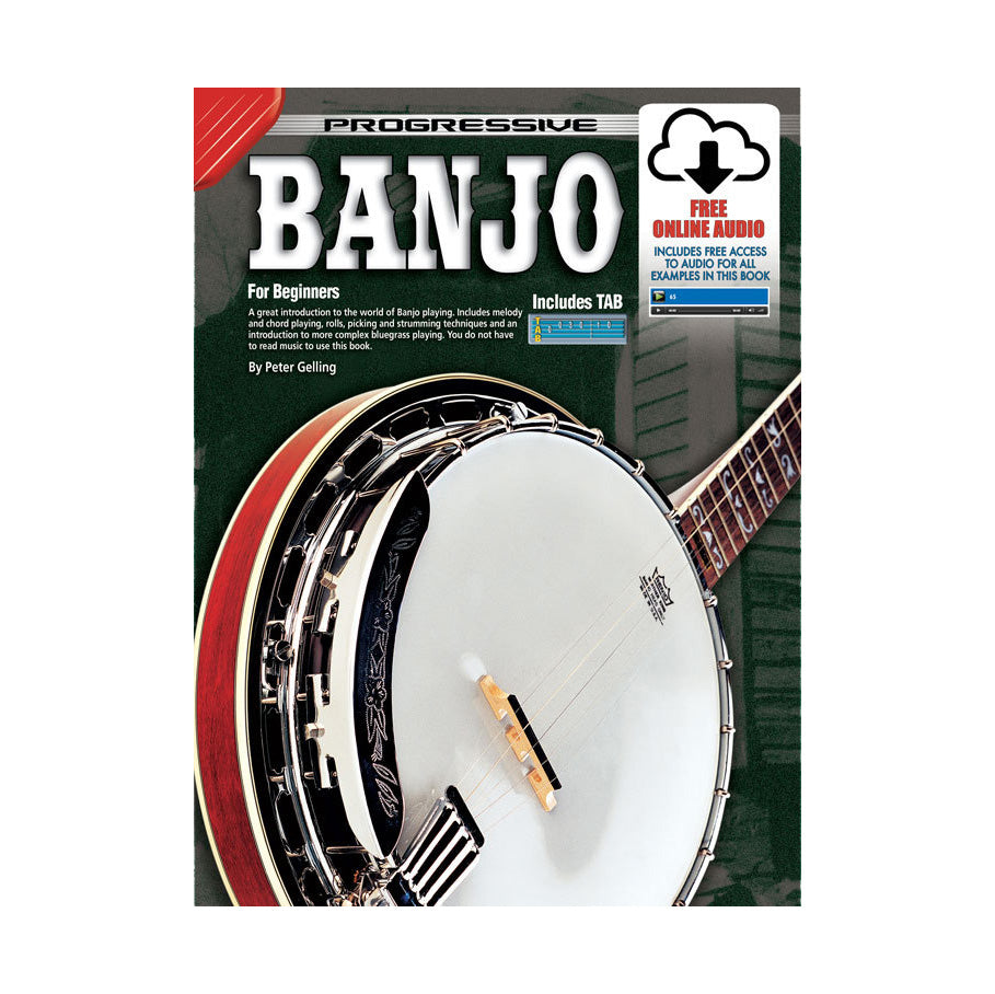 Progressive Banjo For Beginners Book & Online Media