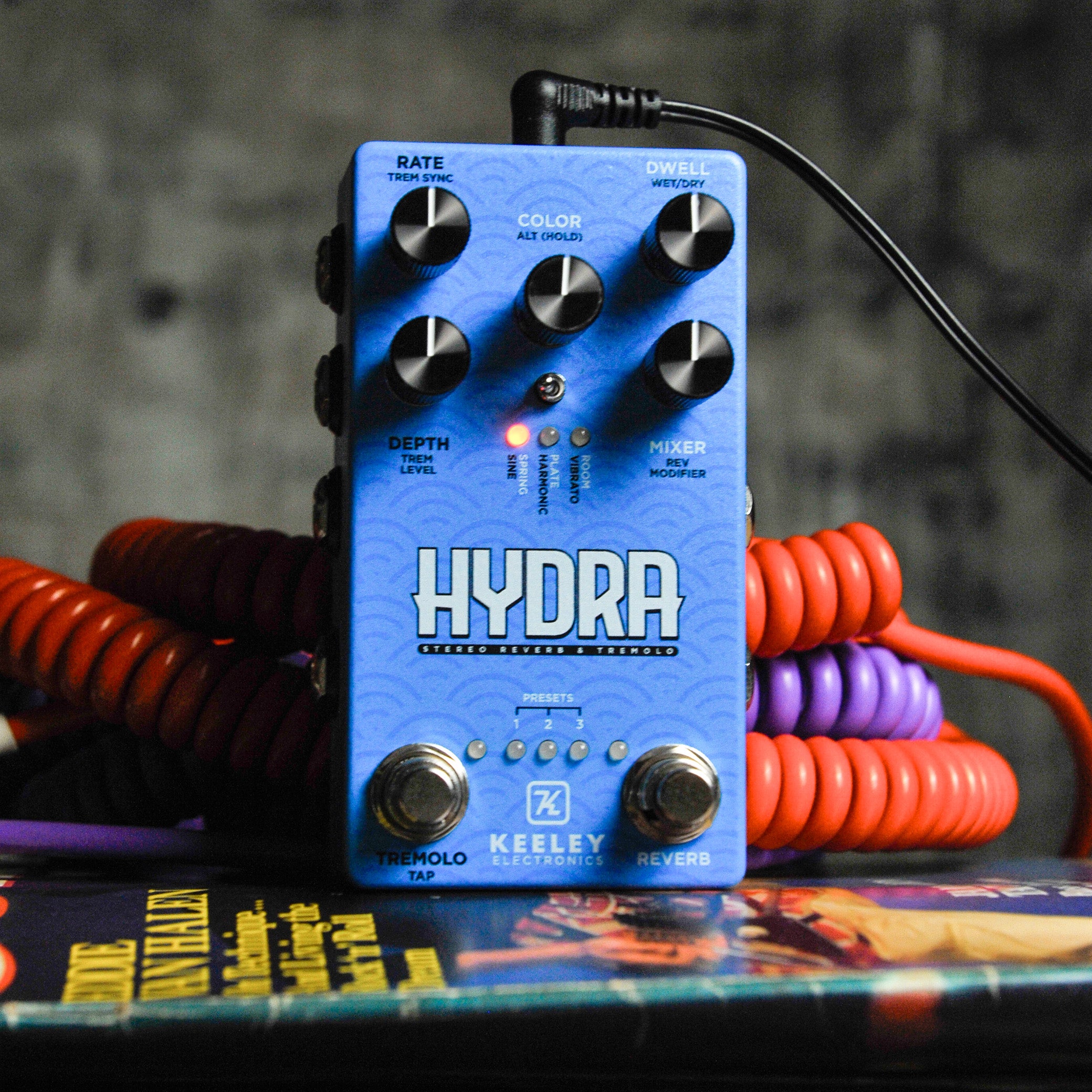 Keeley Hydra Stereo Reverb & Tremolo Pedal