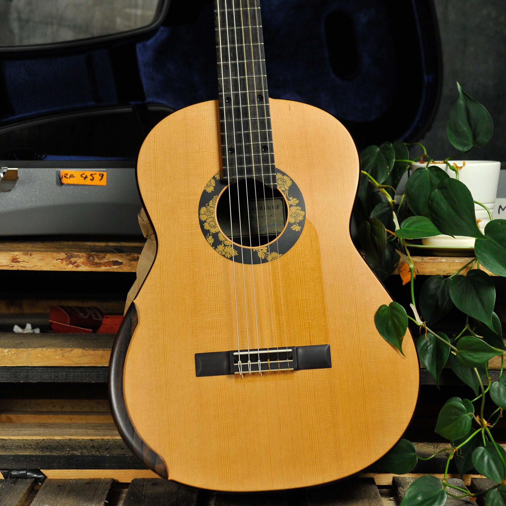 Kim Lissarrague Modern Model Cedar/Quilted Maple Classical Guitar 2026/459 w/Vicenut Case
