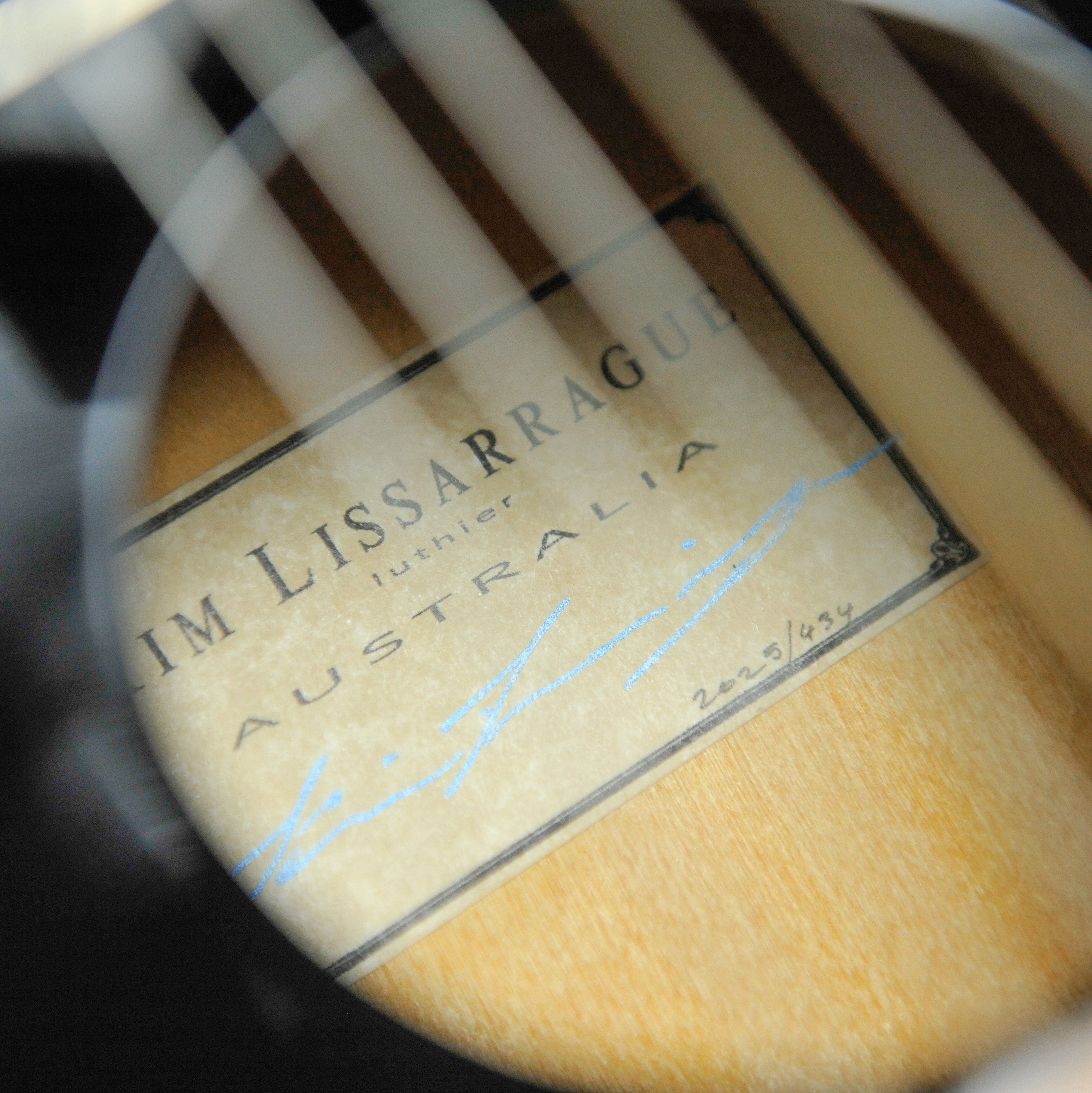 Kim Lissarrague "Concert Grand" Classical Guitar w/Hiscox case