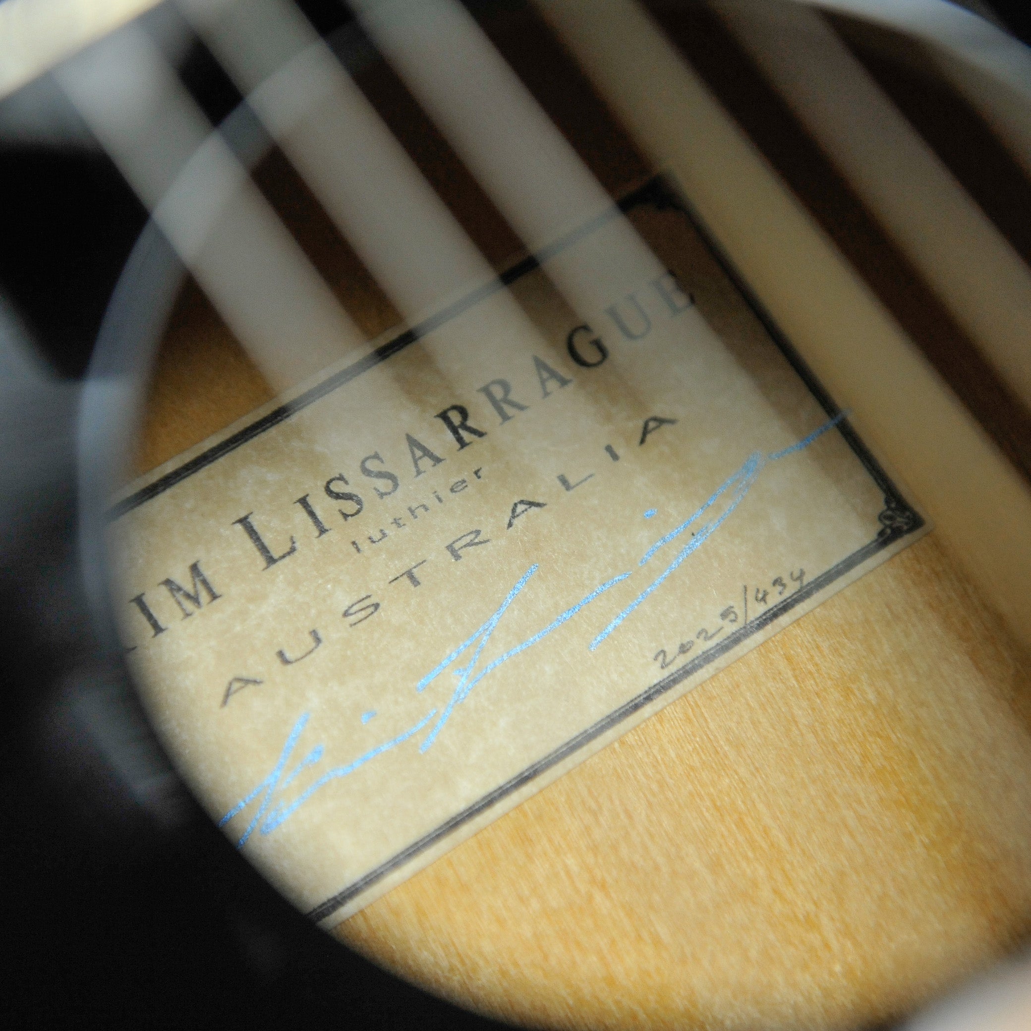 Kim Lissarrague "Concert Grand" Classical Guitar w/Hiscox case