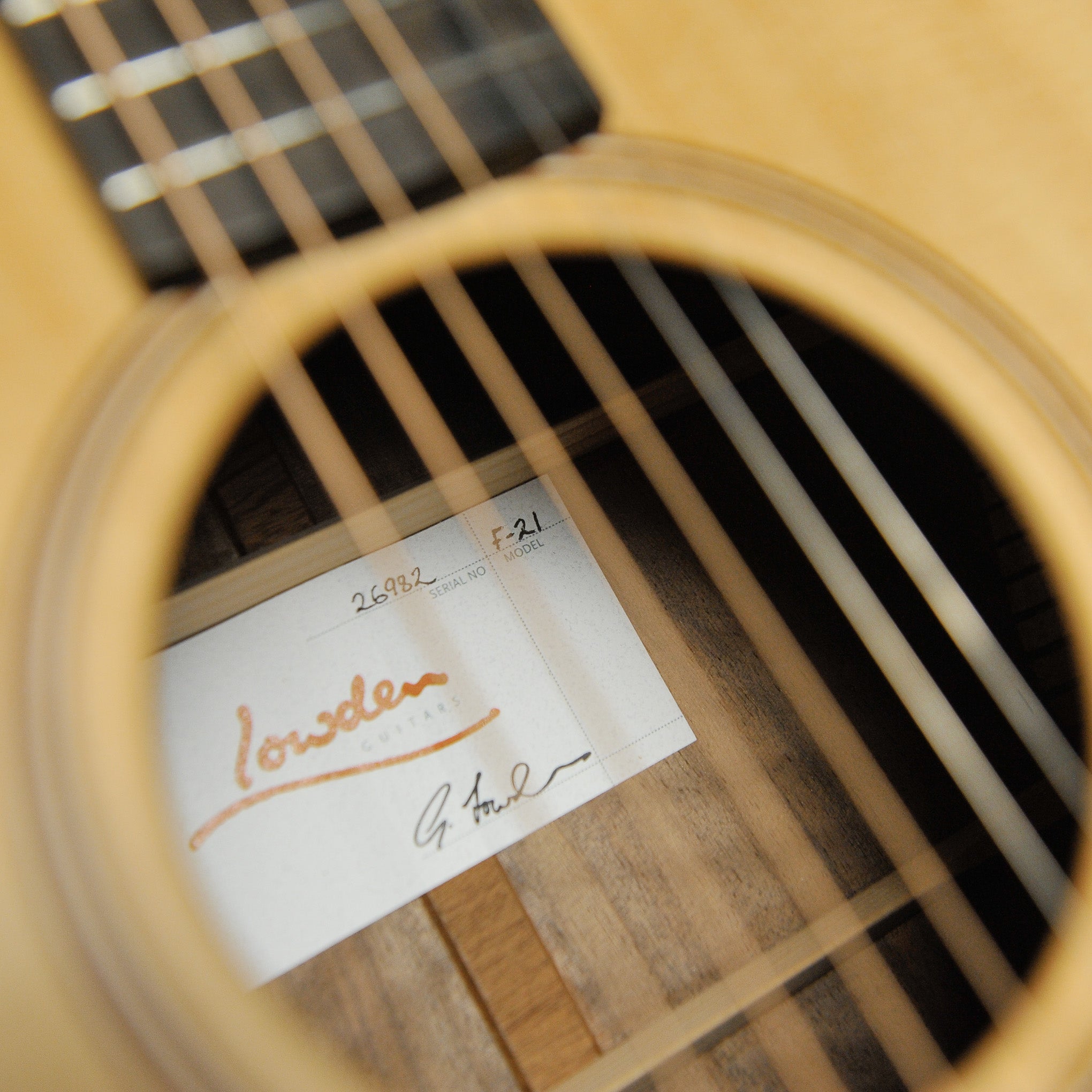 Lowden F-21 Walnut & Spruce Original Series Acoustic Guitar
