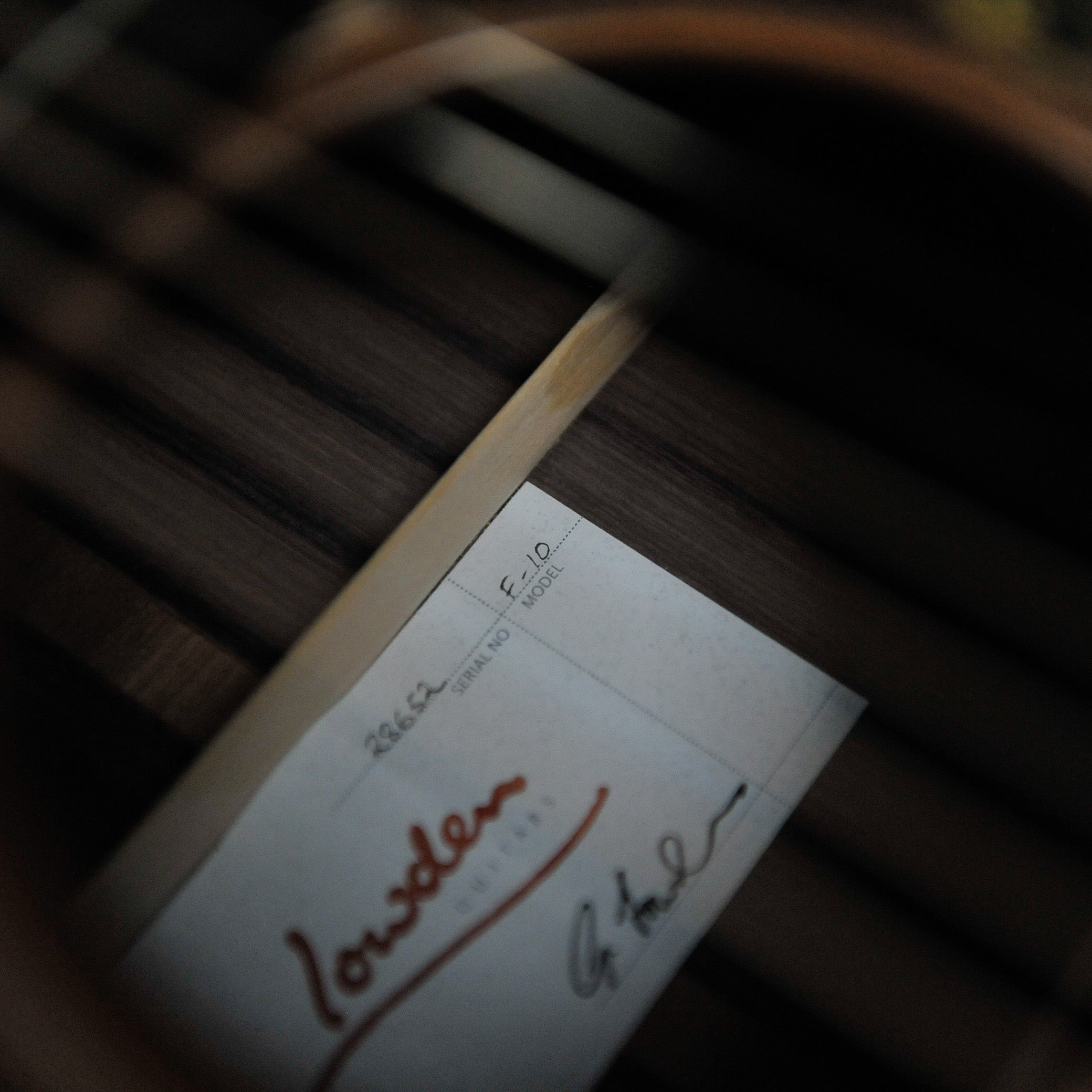 Lowden F-10 Indian Rosewood & Cedar