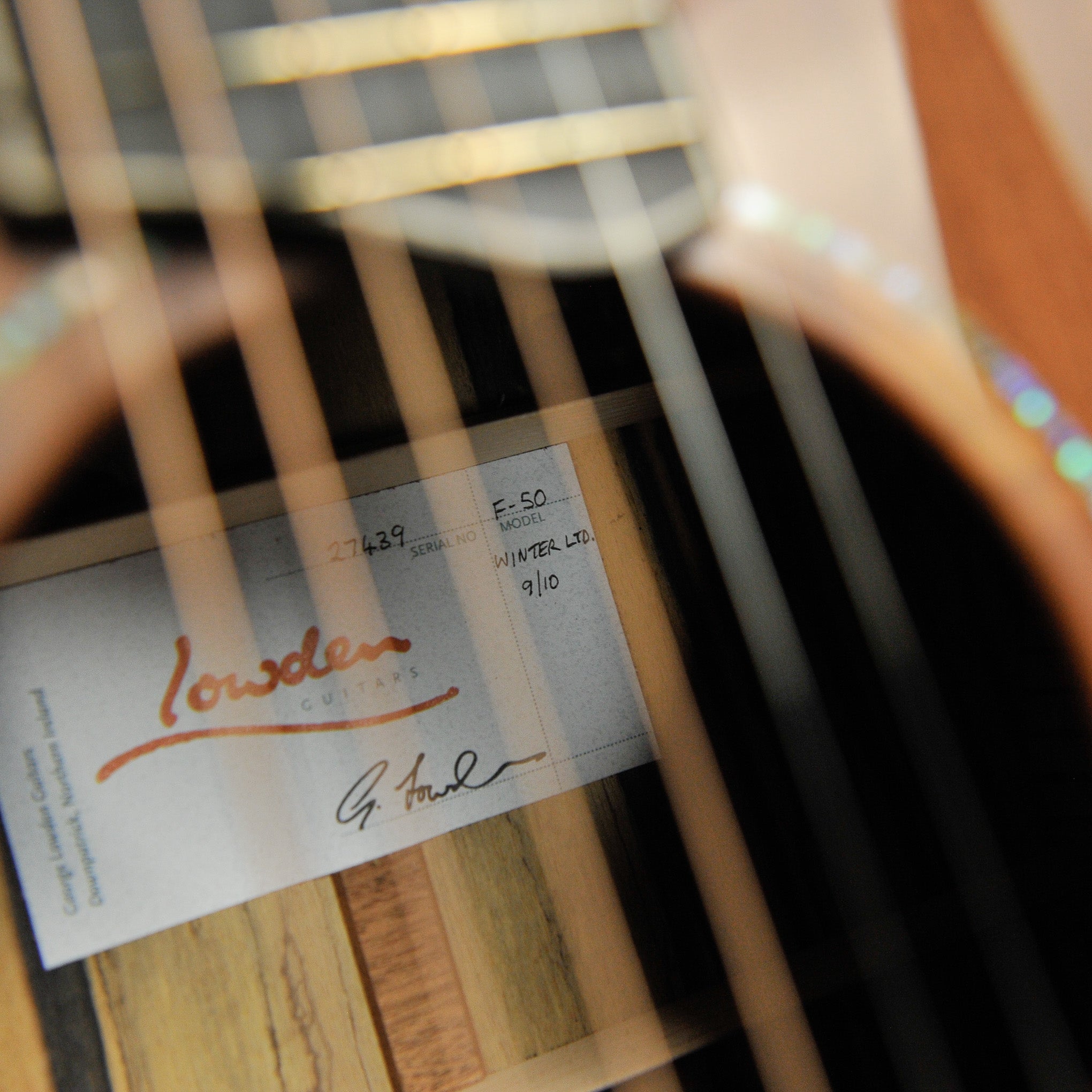 Lowden S-50 Royal Ebony & Sinker Redwood
