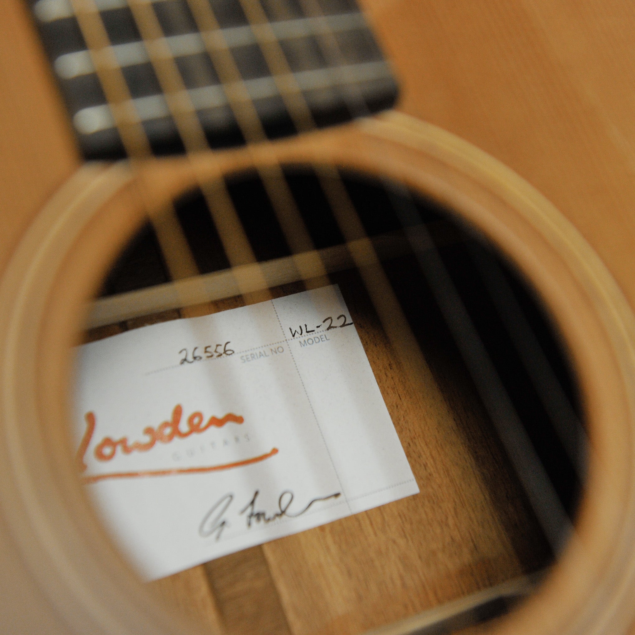 Lowden WL-22 Mahogany & Red Cedar