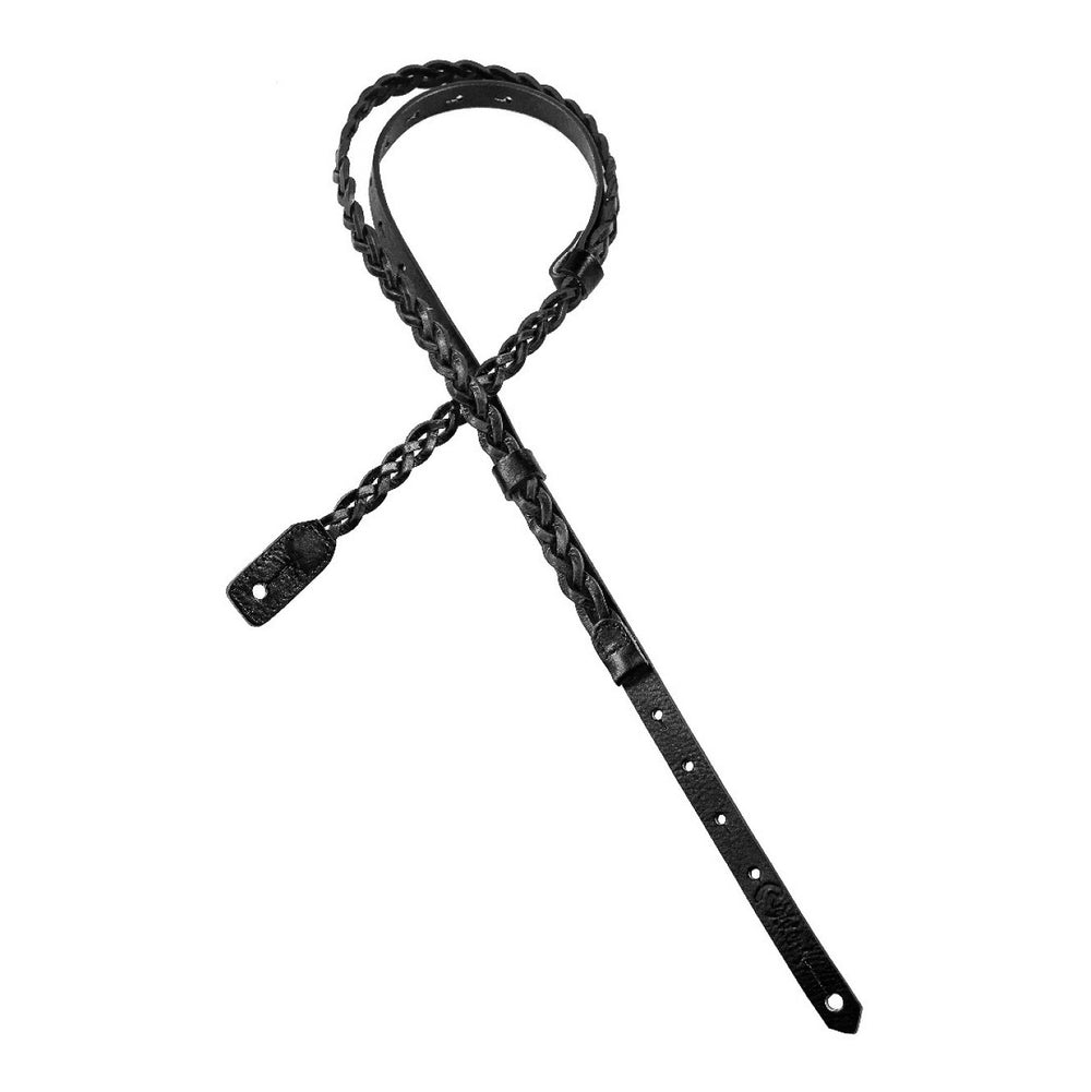 Right On Ukulele/Mandolin Plait Strap Black