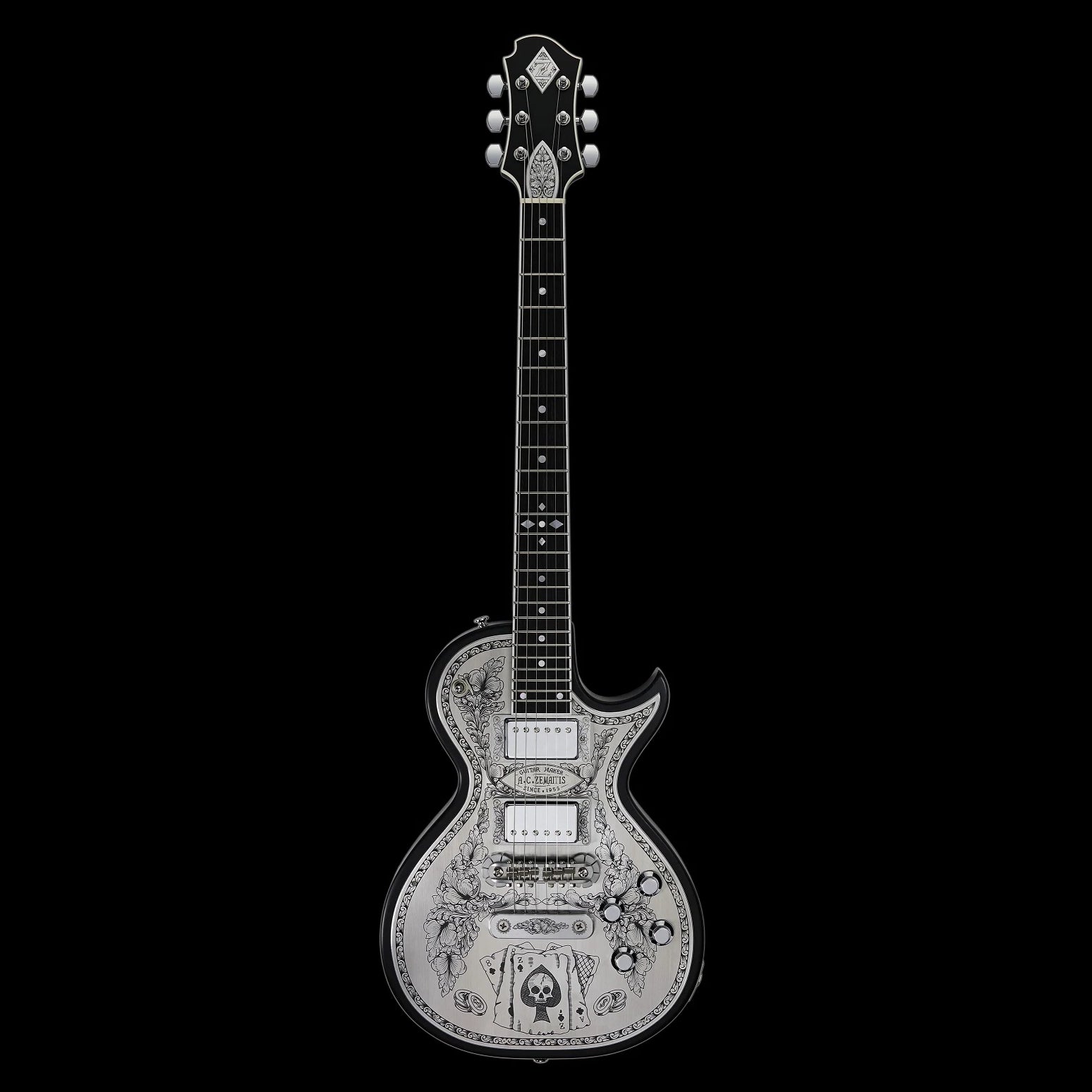 Zemaitis MFG-AC-24-AS & 8s Aces and Eights Electric Guitar