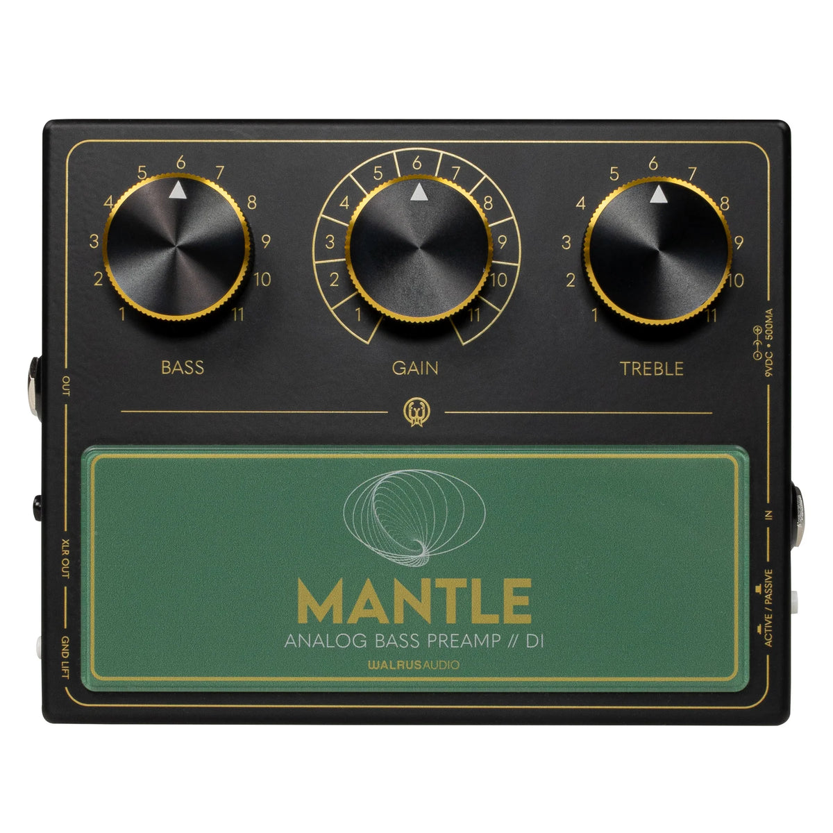 Walrus Audio Mantle Bass Pre-Amp/DI Black