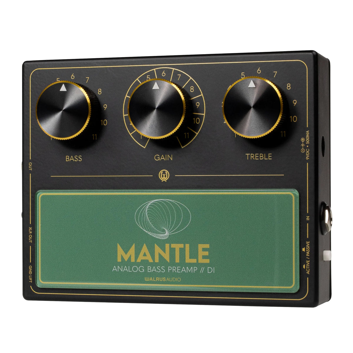 Walrus Audio Mantle Bass Pre-Amp/DI Black