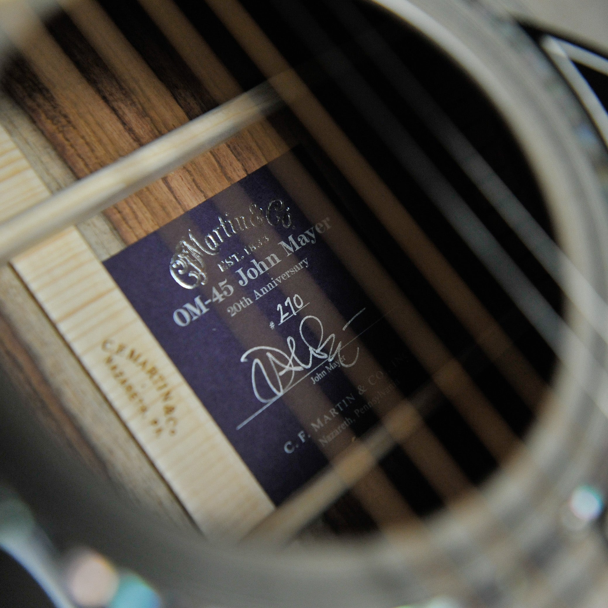 Martin OM-45 John Mayer 20th Anniversary Custom Artist Limited Edition