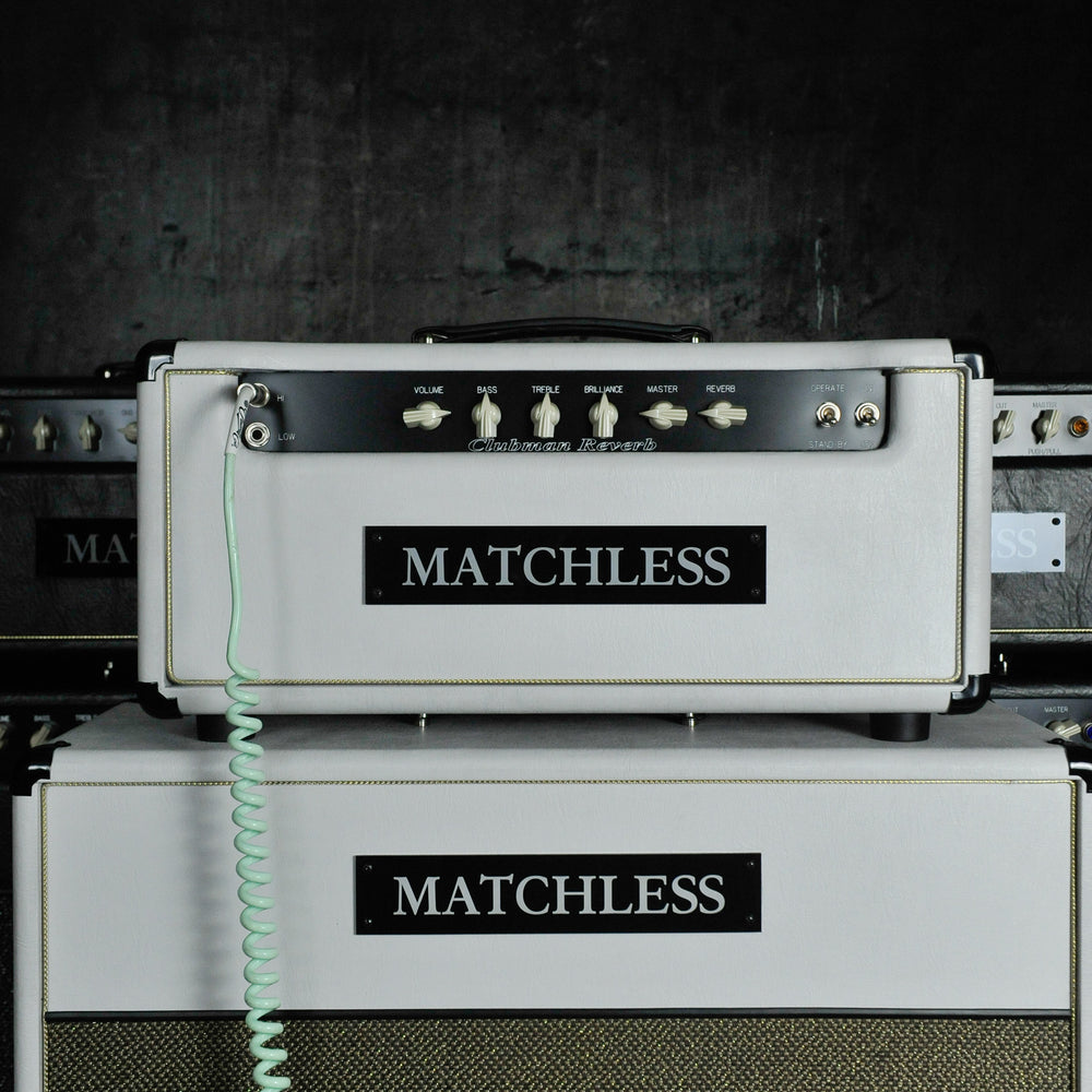 Matchless Clubman 35W Reverb with ESD212 Cab Custom White/Gold