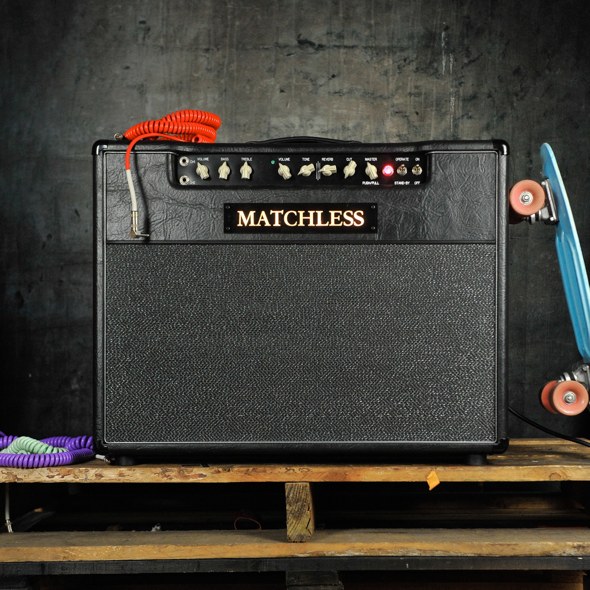 Matchless DC30R 30W Reverb Combo Amplifier 212 Black/Silver