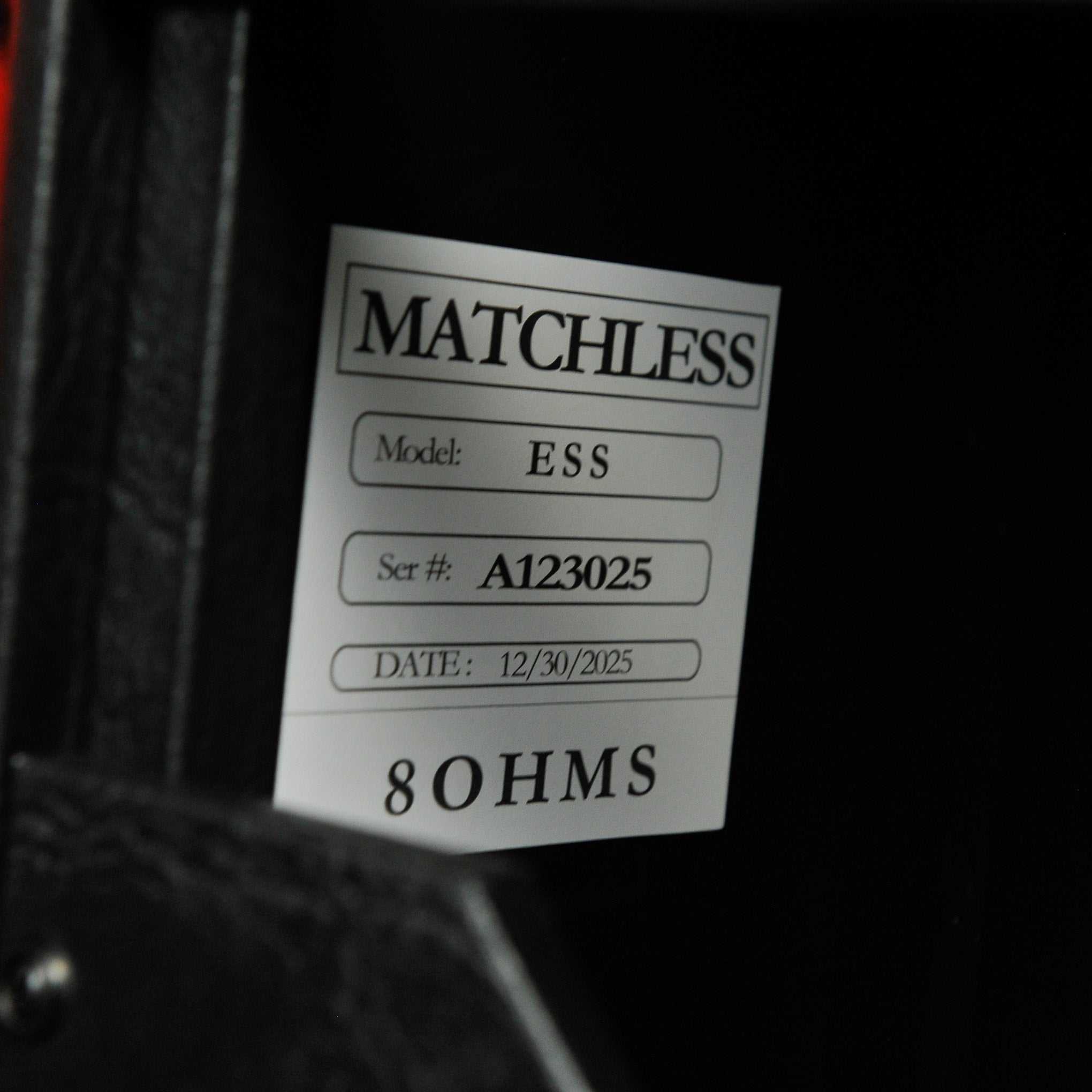 Matchless ESS-112 Extension Cabinet Black/Silver