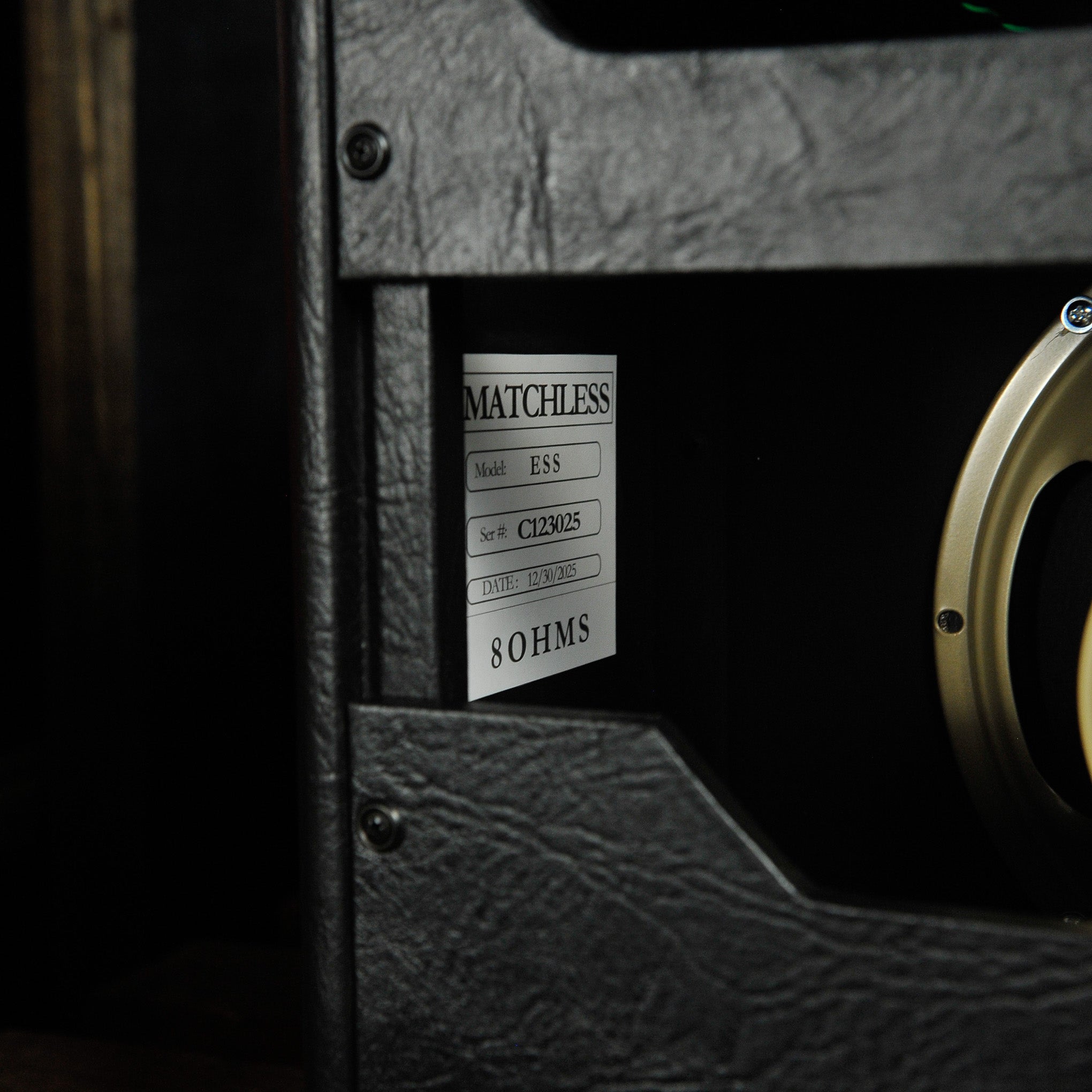 Matchless ESS-112 Speaker Cabinet Black/Gold