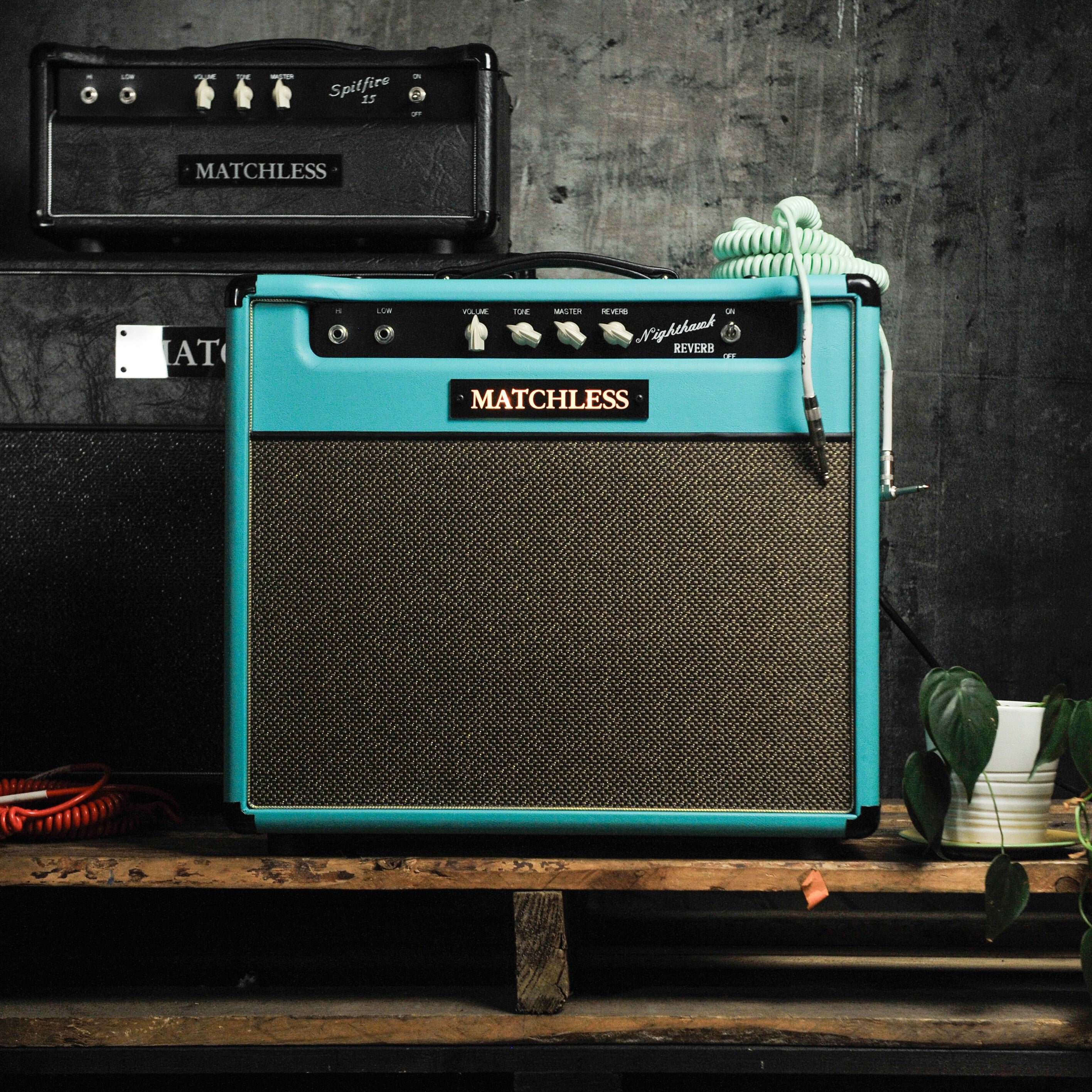 Matchless Nighthawk 15W Reverb Combo 112 Turquoise/Gold