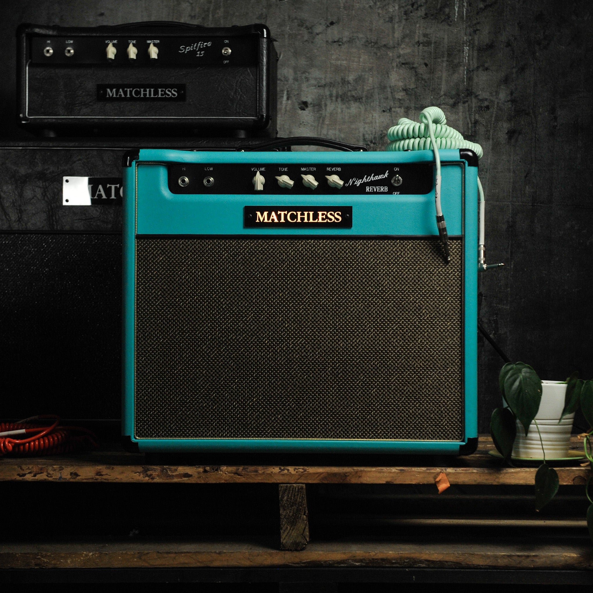 Matchless Nighthawk 15W Reverb Combo 112 Turquoise/Gold