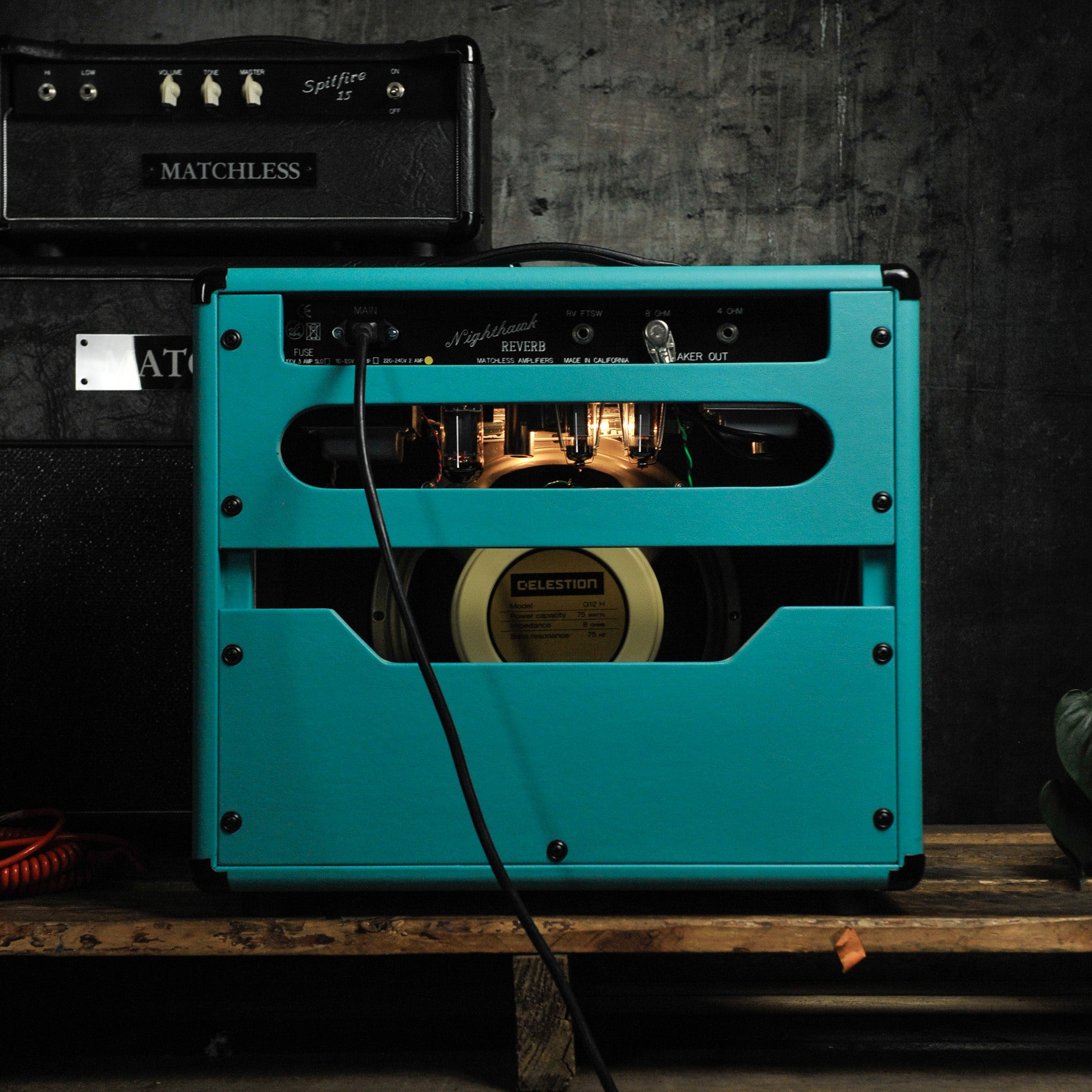 Matchless Nighthawk 15W Reverb Combo 112 Turquoise/Gold