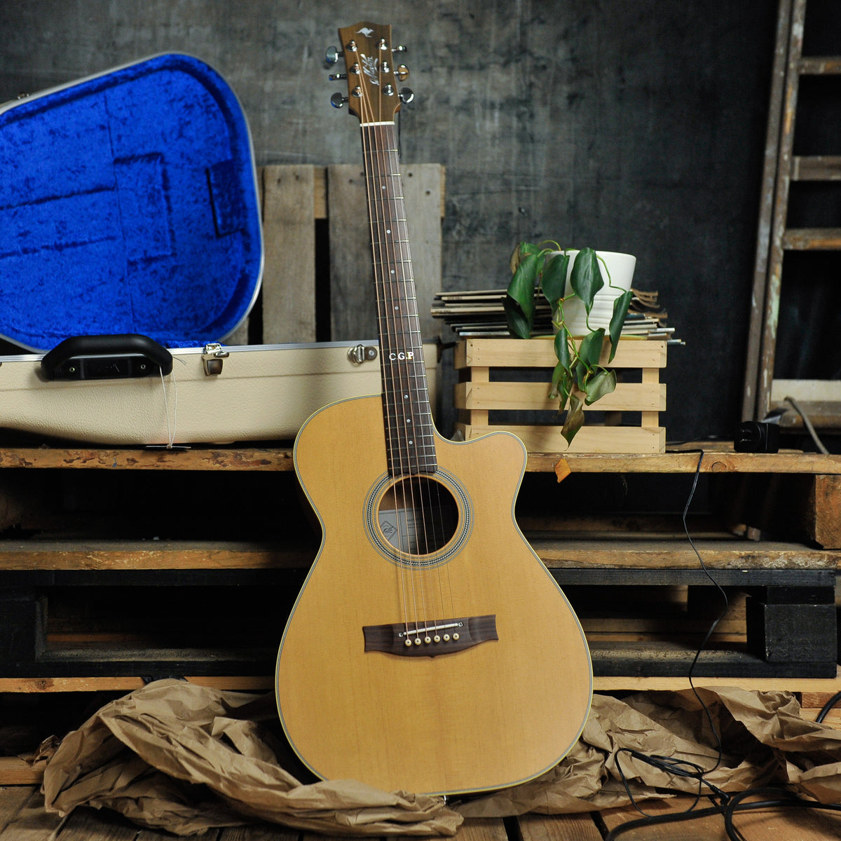 Maton Master Built The T.E. Personal Cutaway Acoustic Guitar