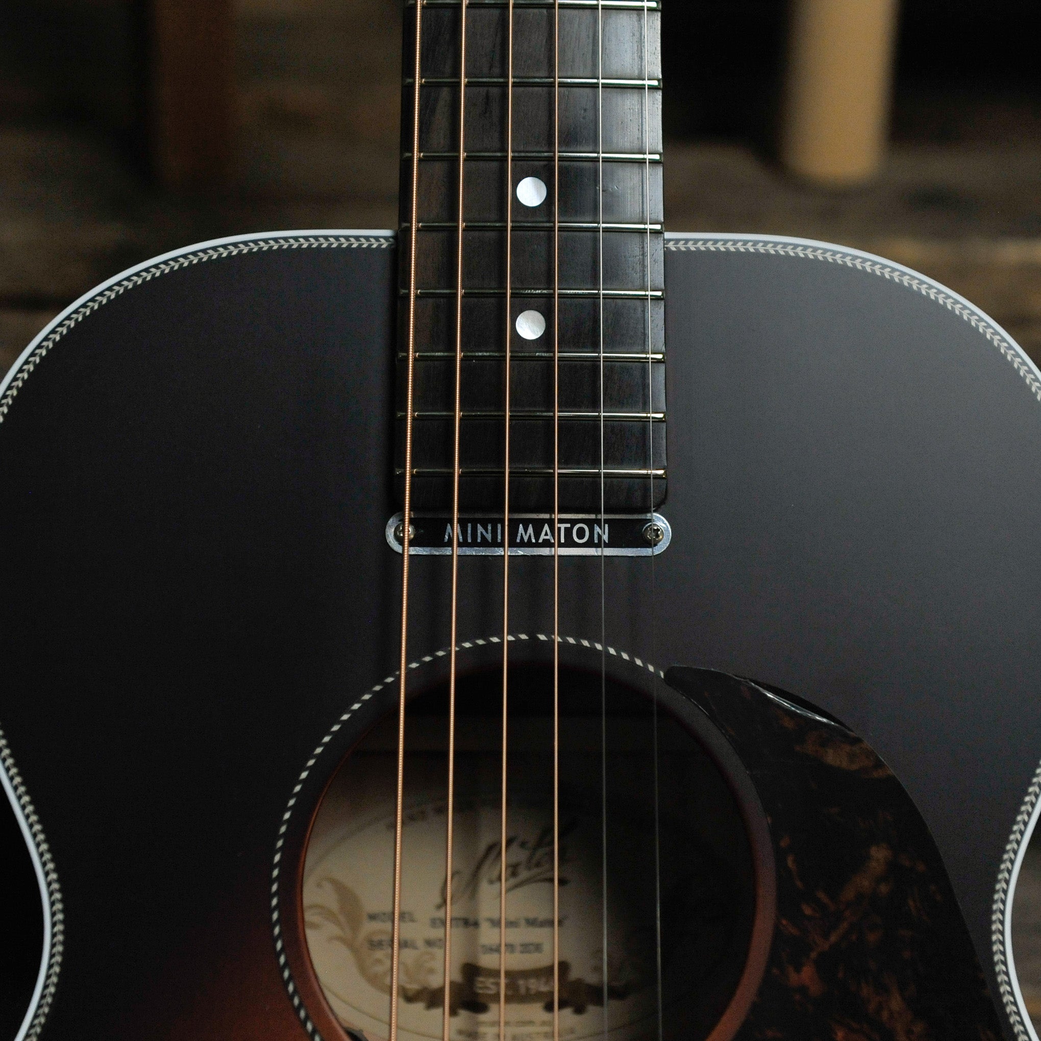 Maton EMTB-6 Troubadour Mini Acoustic Electric Guitar