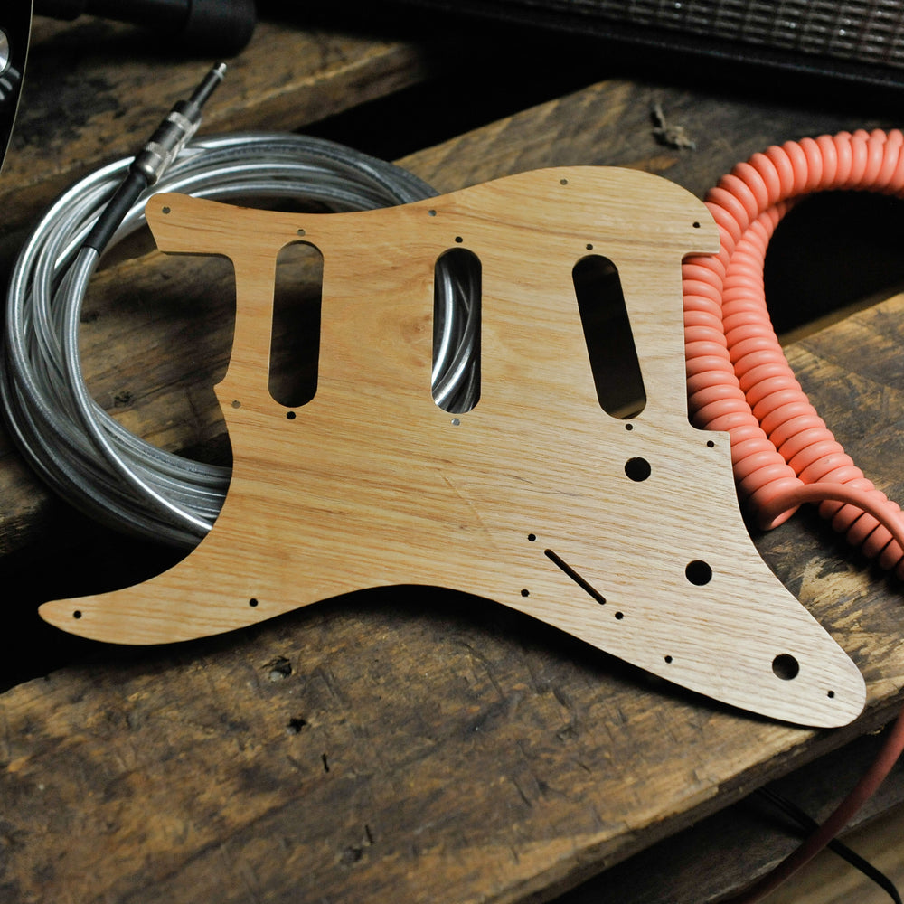 Mojo 1/1 Strat Style Scratchplate Ash