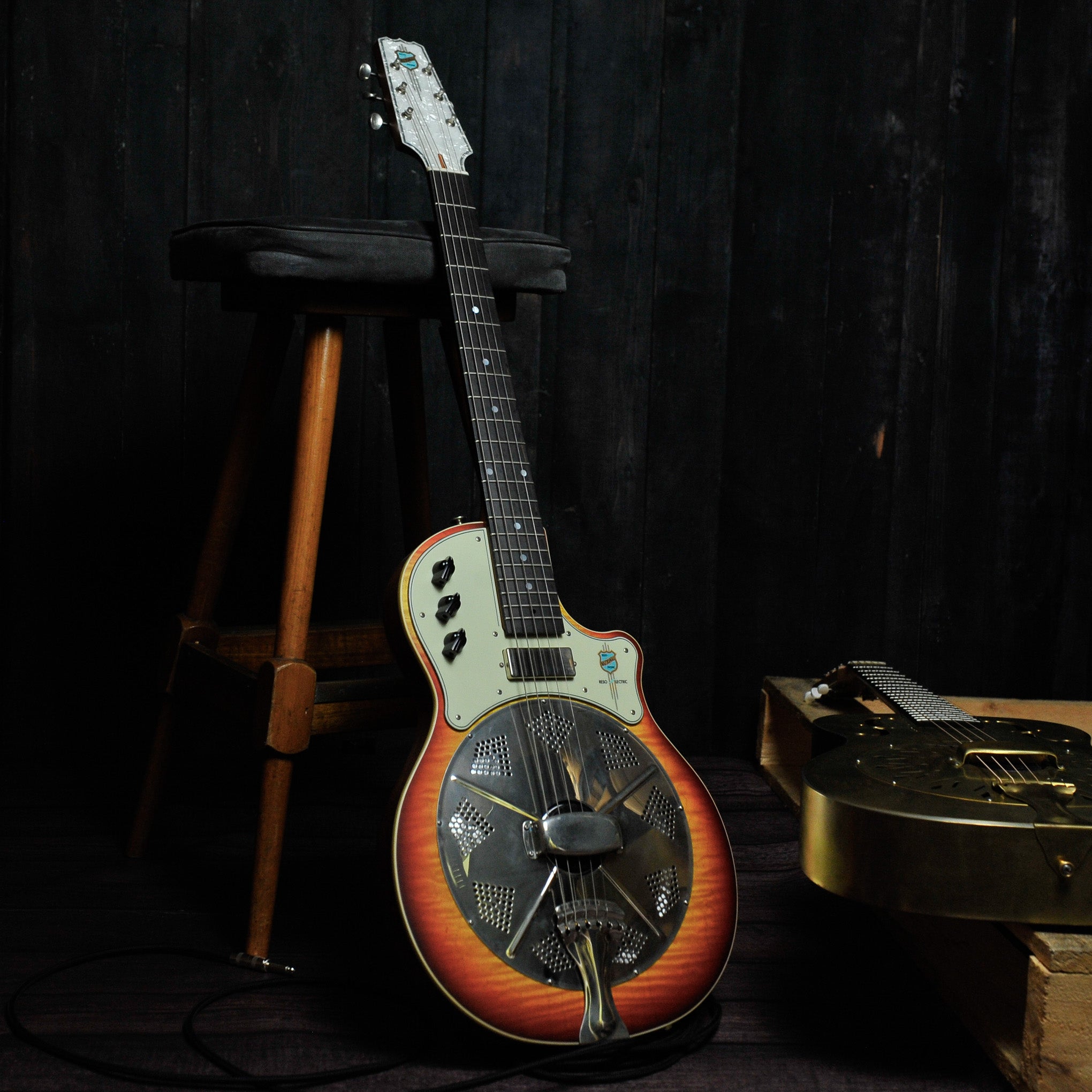 National Resolectric Resonator Electric Guitar