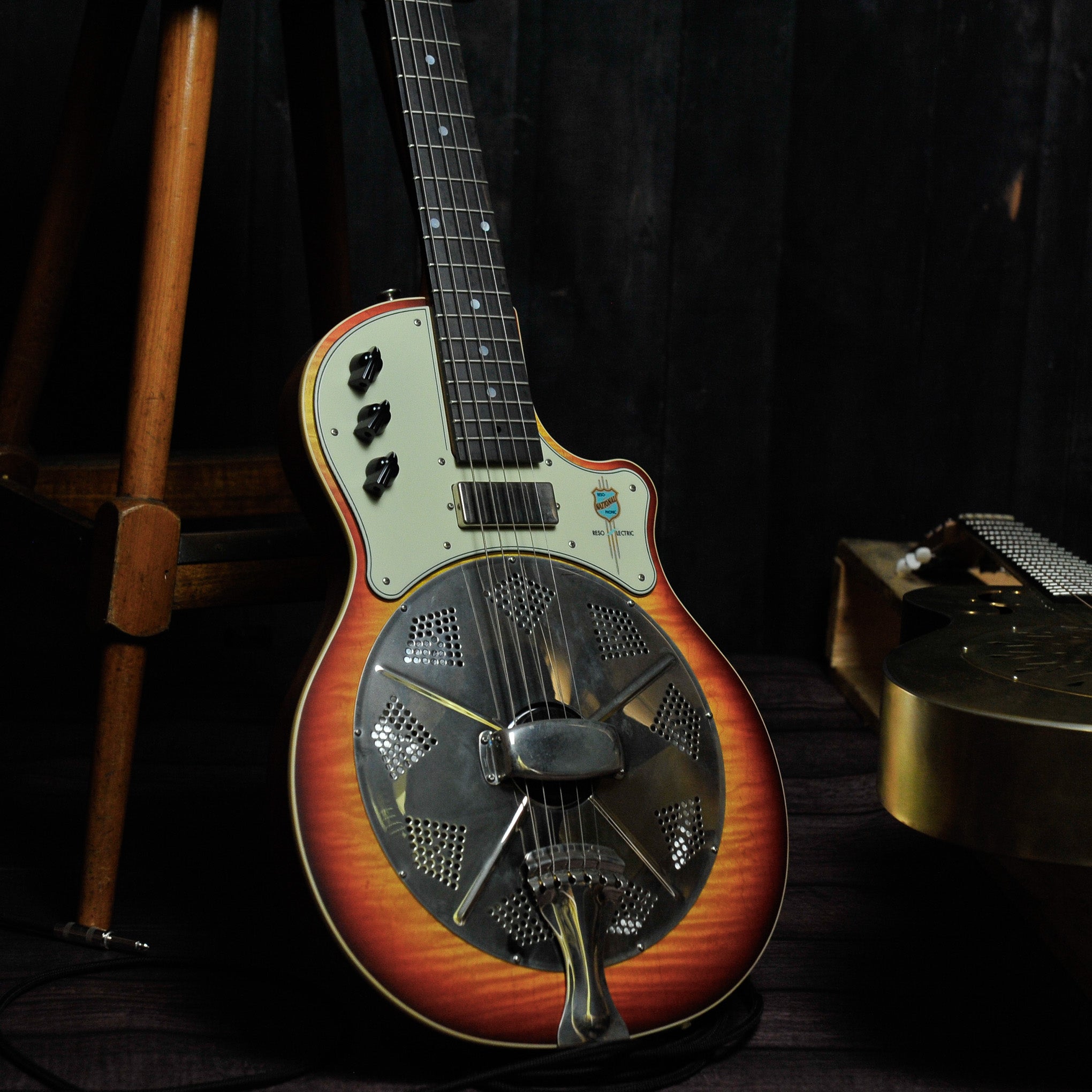 National Resolectric Resonator Electric Guitar