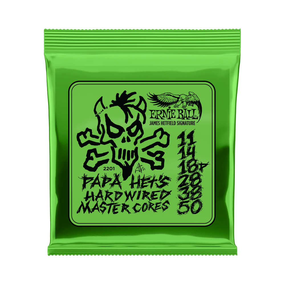 Ernie Ball Papa Het’s Hardwired Master Core Signature Strings 11-50