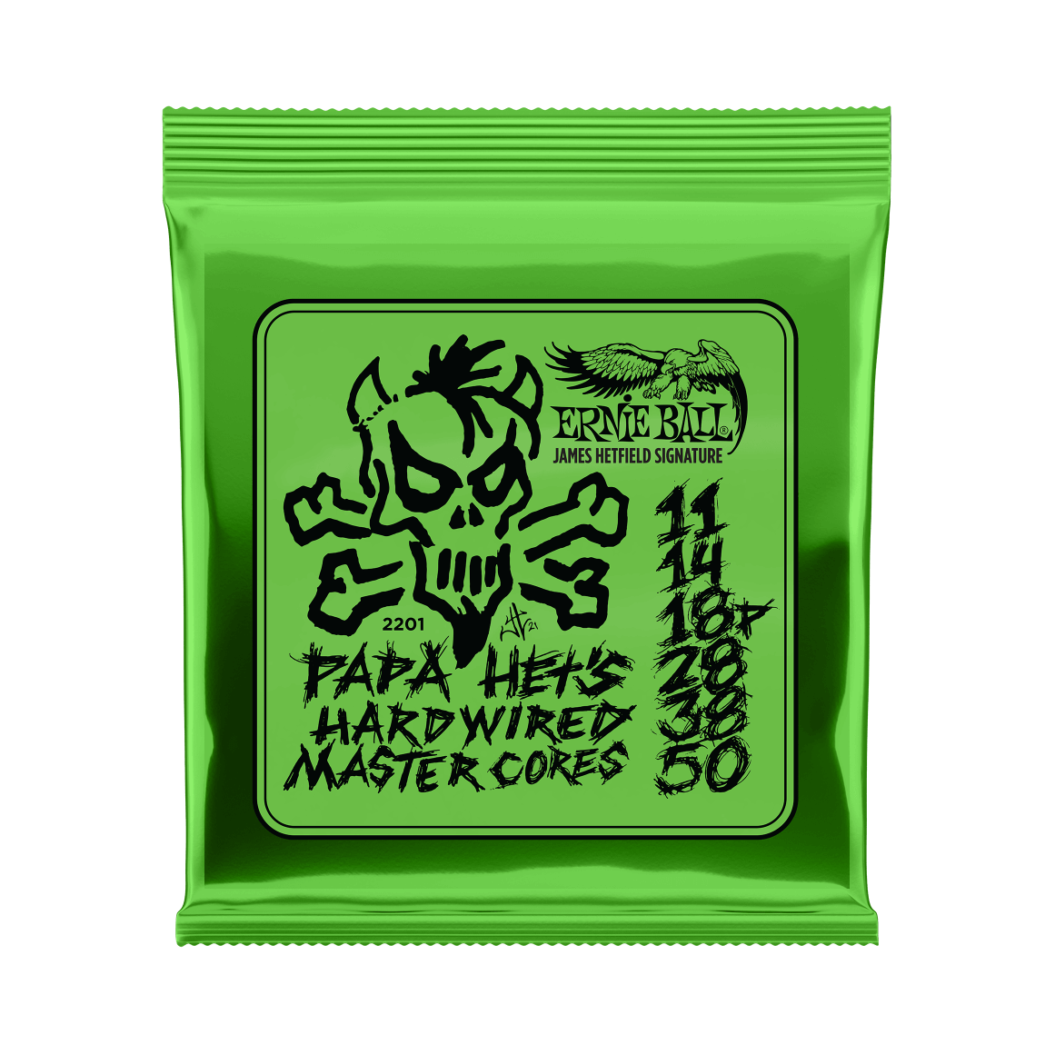 Ernie Ball Papa Het’s Hardwired Master Core Signature Strings 11-50
