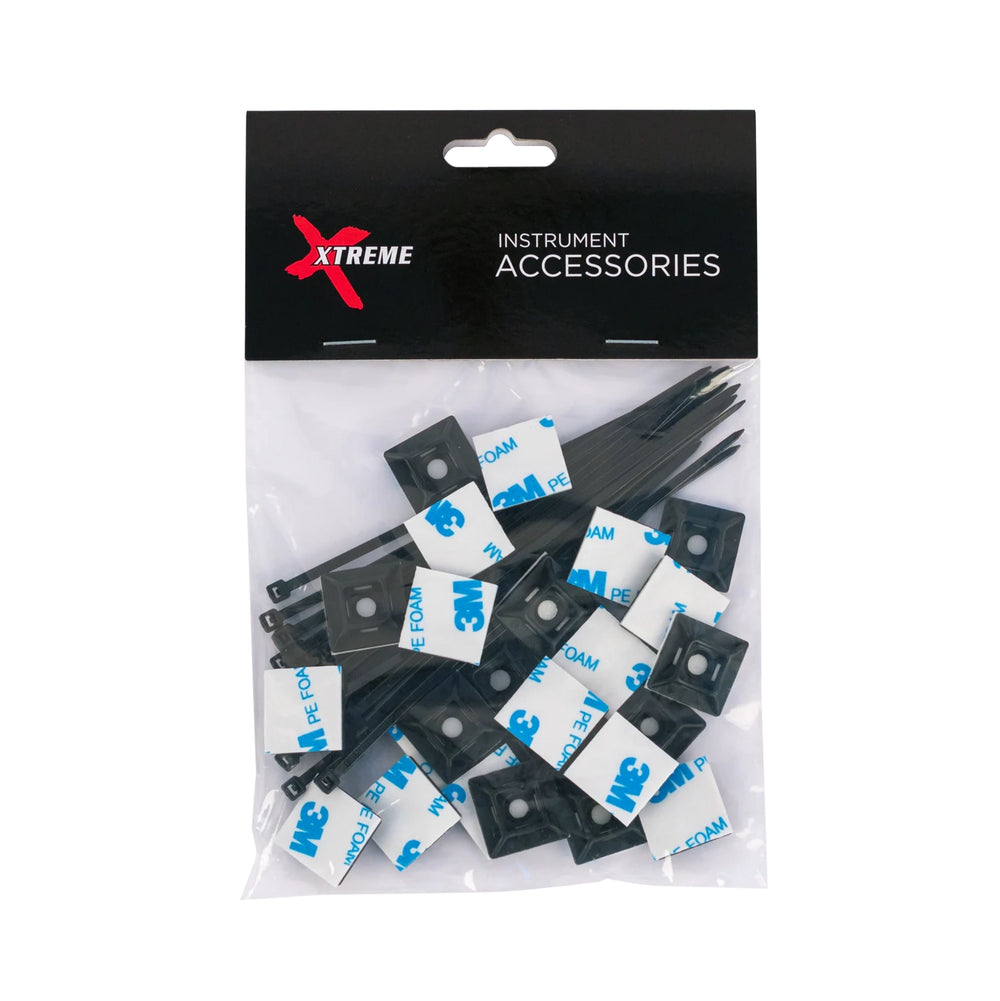 Xtreme PBCM Pedal Board Cable Management Kit (Black)