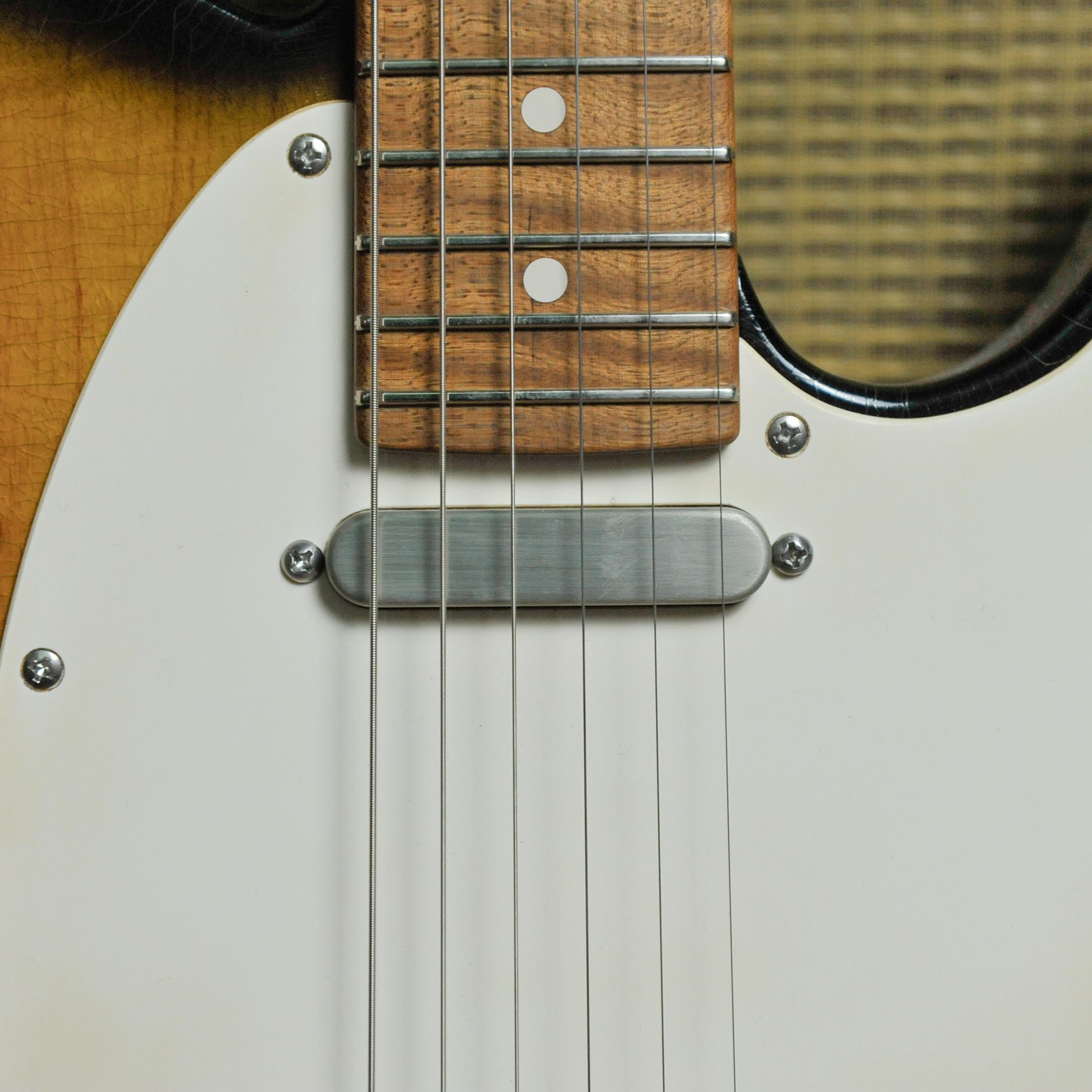 Patrick James Eggle OZ-T Transparent Two Tone Sunurst, Nitro Light Aged w/Case