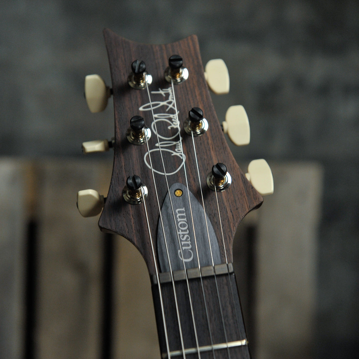 PRS Custom 24 Pattern Thin Neck, 10 Top - Charcoal w/Case