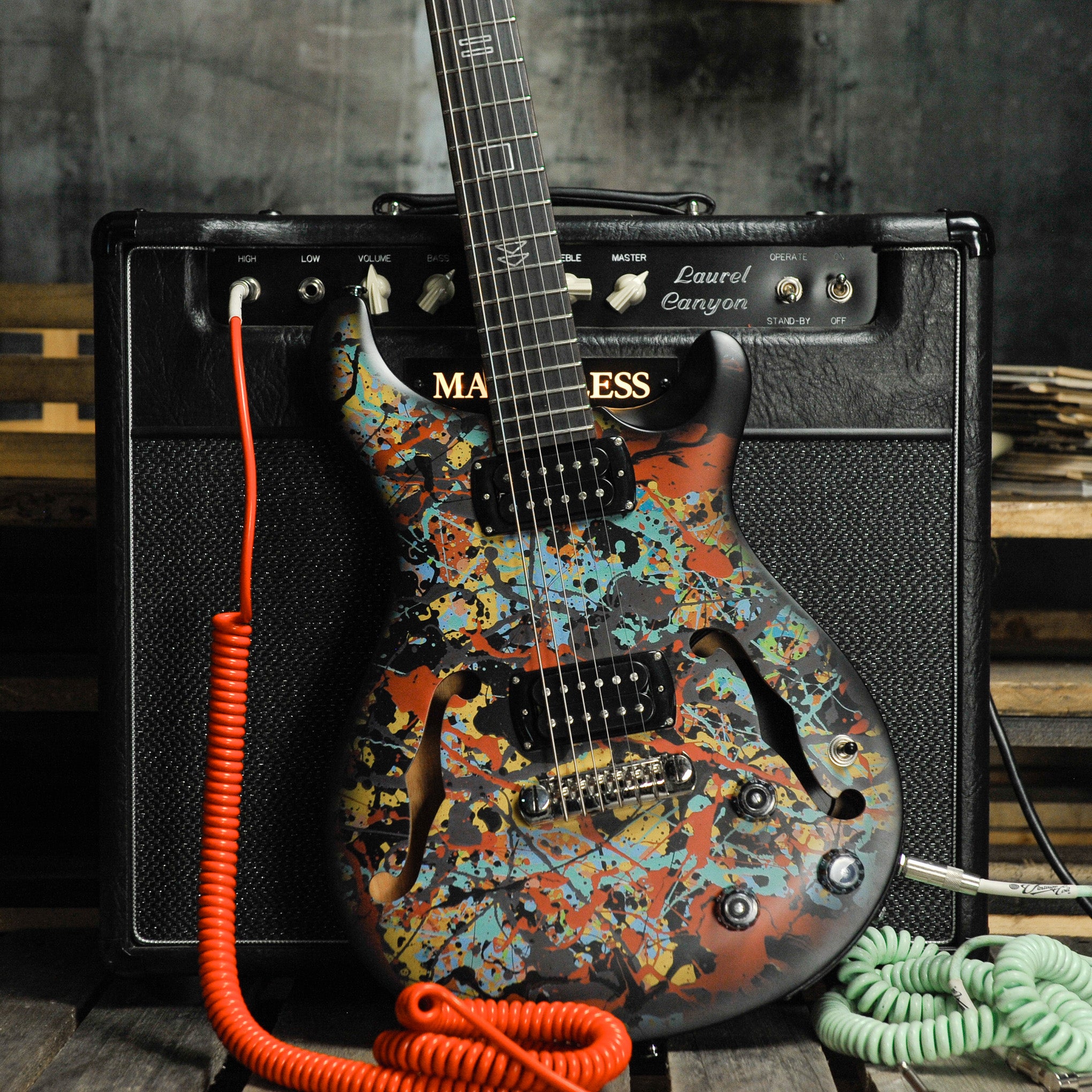 PRS SE Ed Sheeran Cosmic Splash: Ltd Edition HB1 Baritone w/Bag