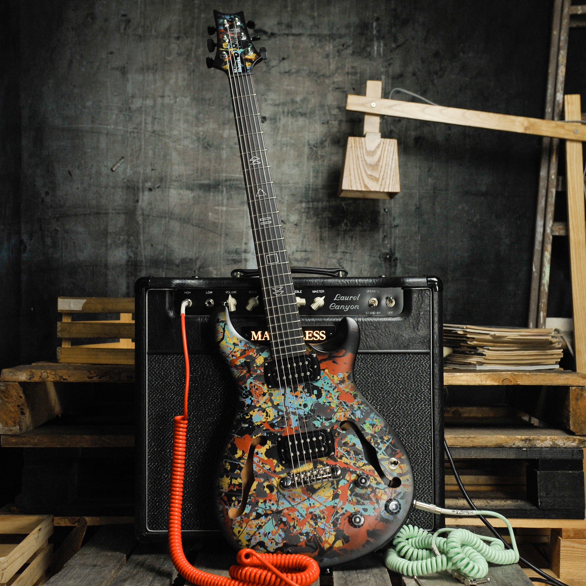 PRS SE Ed Sheeran Cosmic Splash: Ltd Edition HB1 Baritone w/Bag