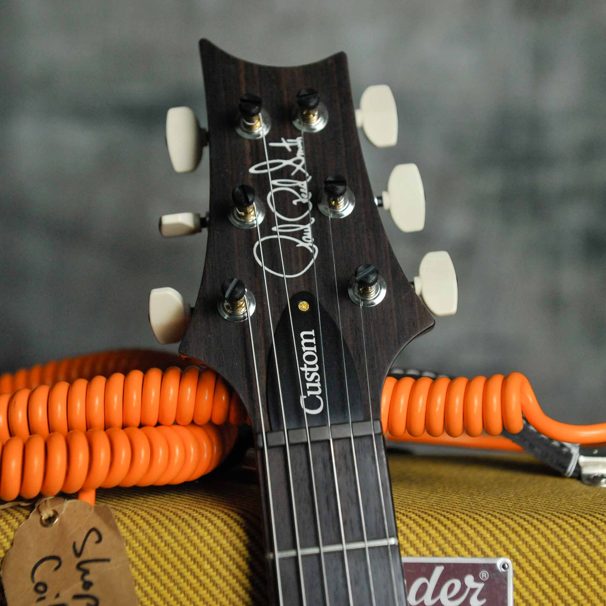 PRS Custom 24 Pattern Thin Neck, 10 Top - Yellow Tiger w/Case