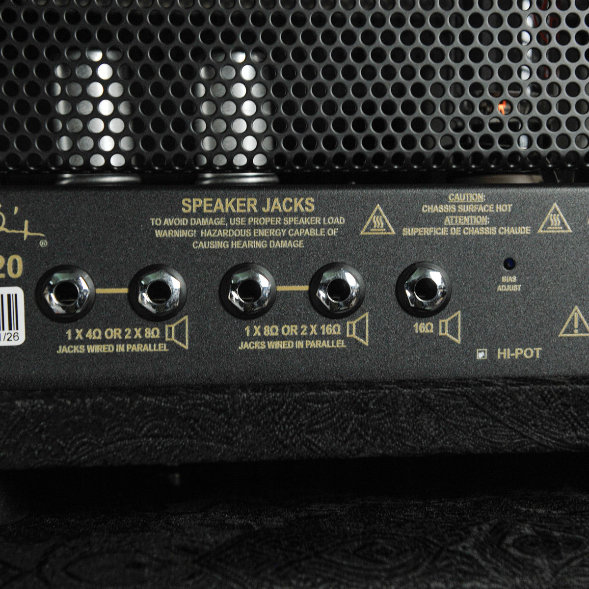 PRS HDRX 20w 2-Channel All Tube Head Limited Black Paisley