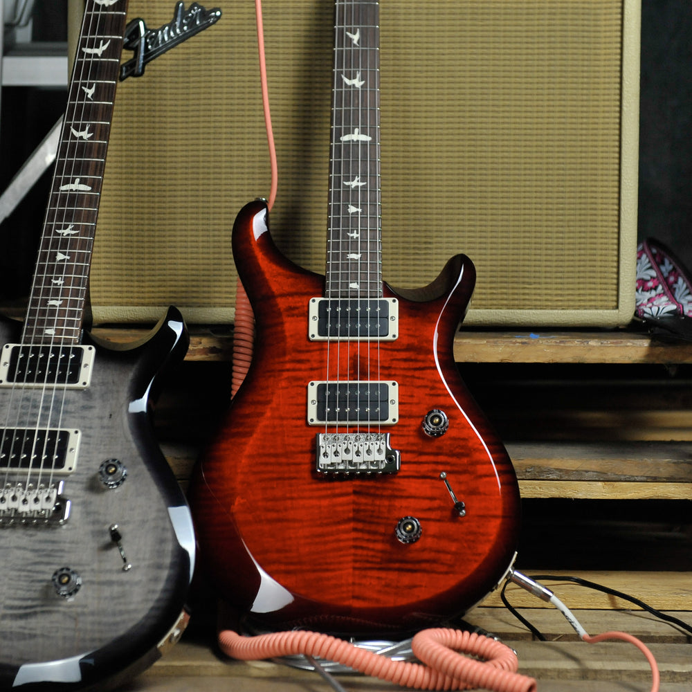 PRS S2 Custom 24, Fire Red Burst w/Bag