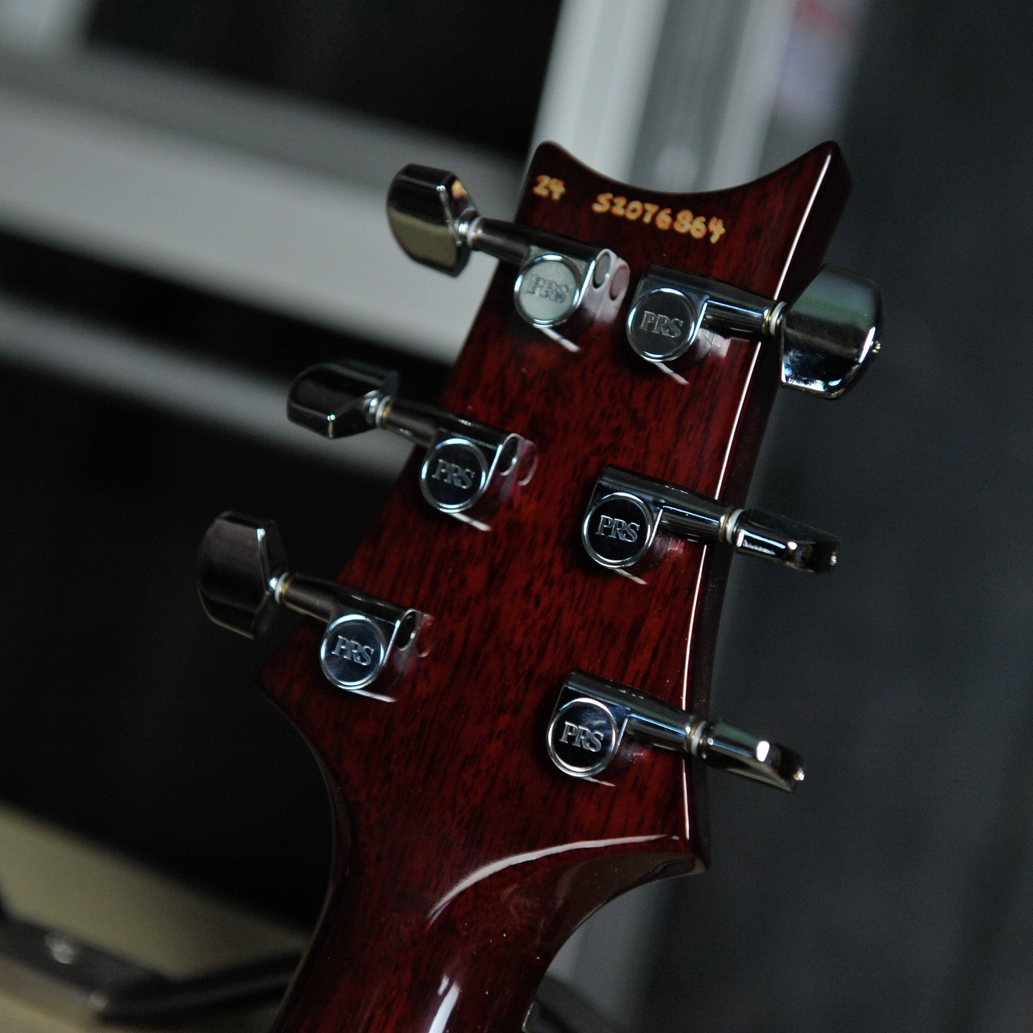 PRS S2 Custom 24, Fire Red Burst w/Bag