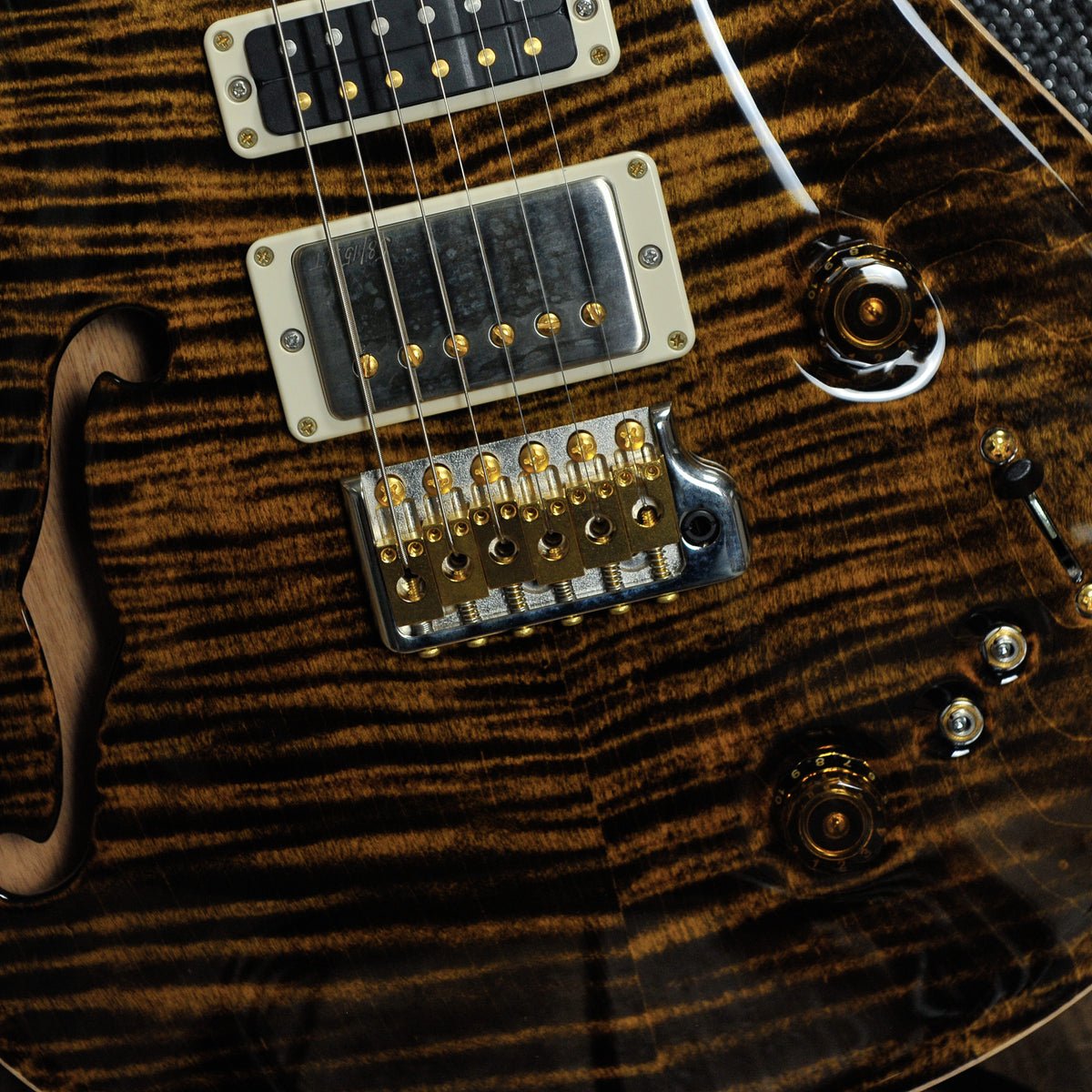 PRS Special Semi Hollow 10 Top, Yellow Tiger w/Case